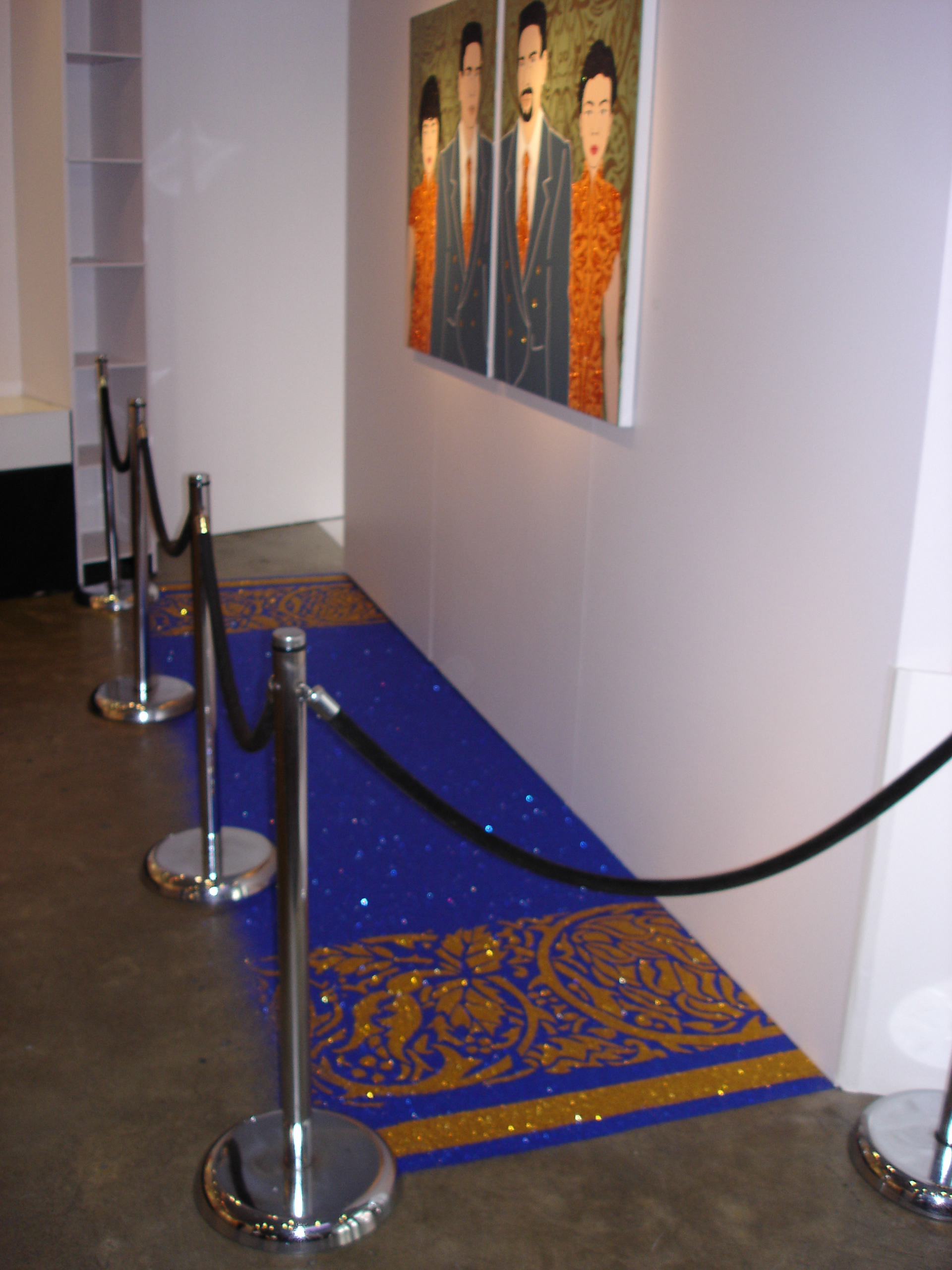 Temporal glitter carpet small slither in main gallery