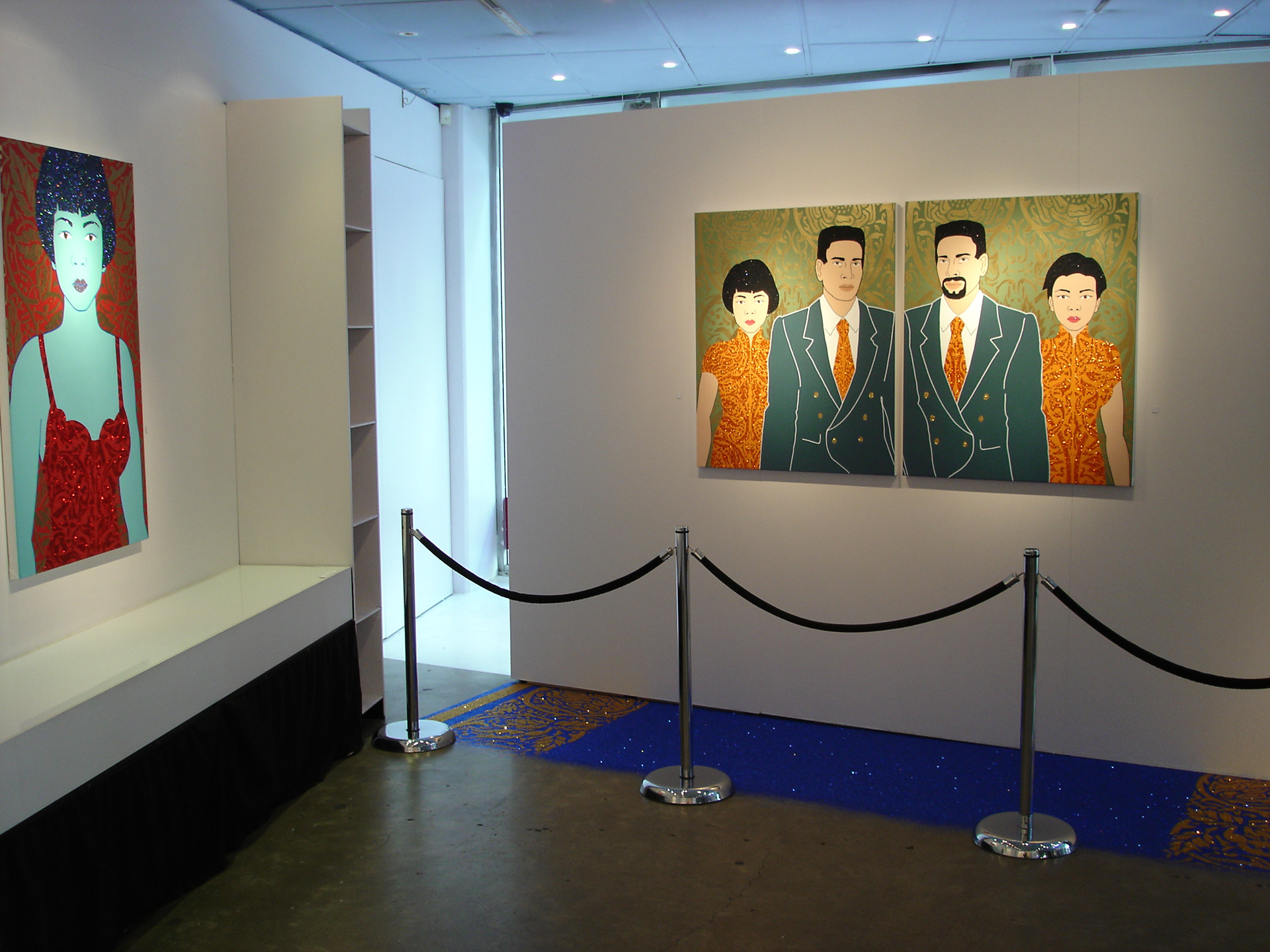 Temporal glitter carpet small slither in main gallery