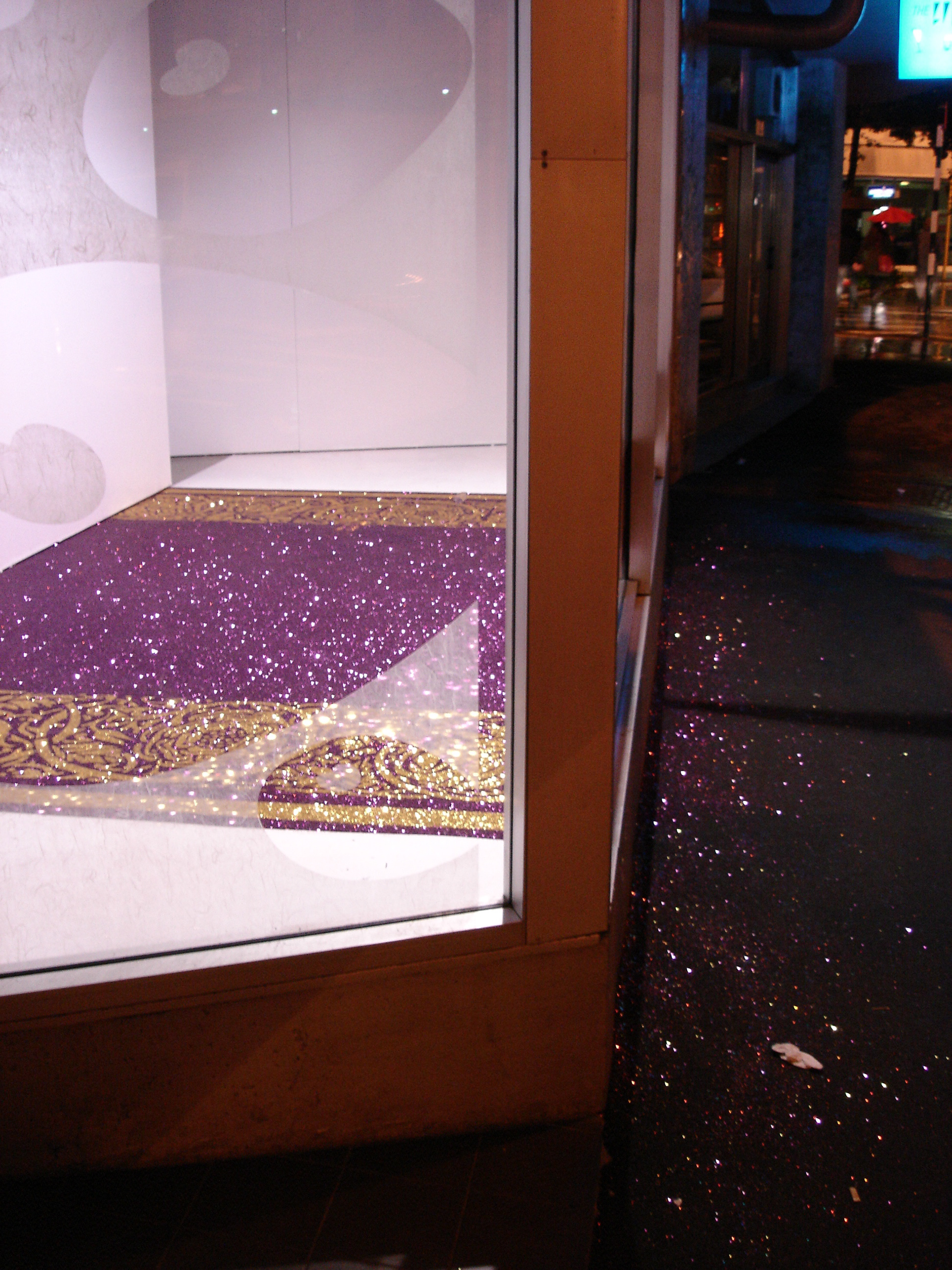 Destroyed outside by a hurricane - actually a gang of Hurricanes supporters heading to the stadium 