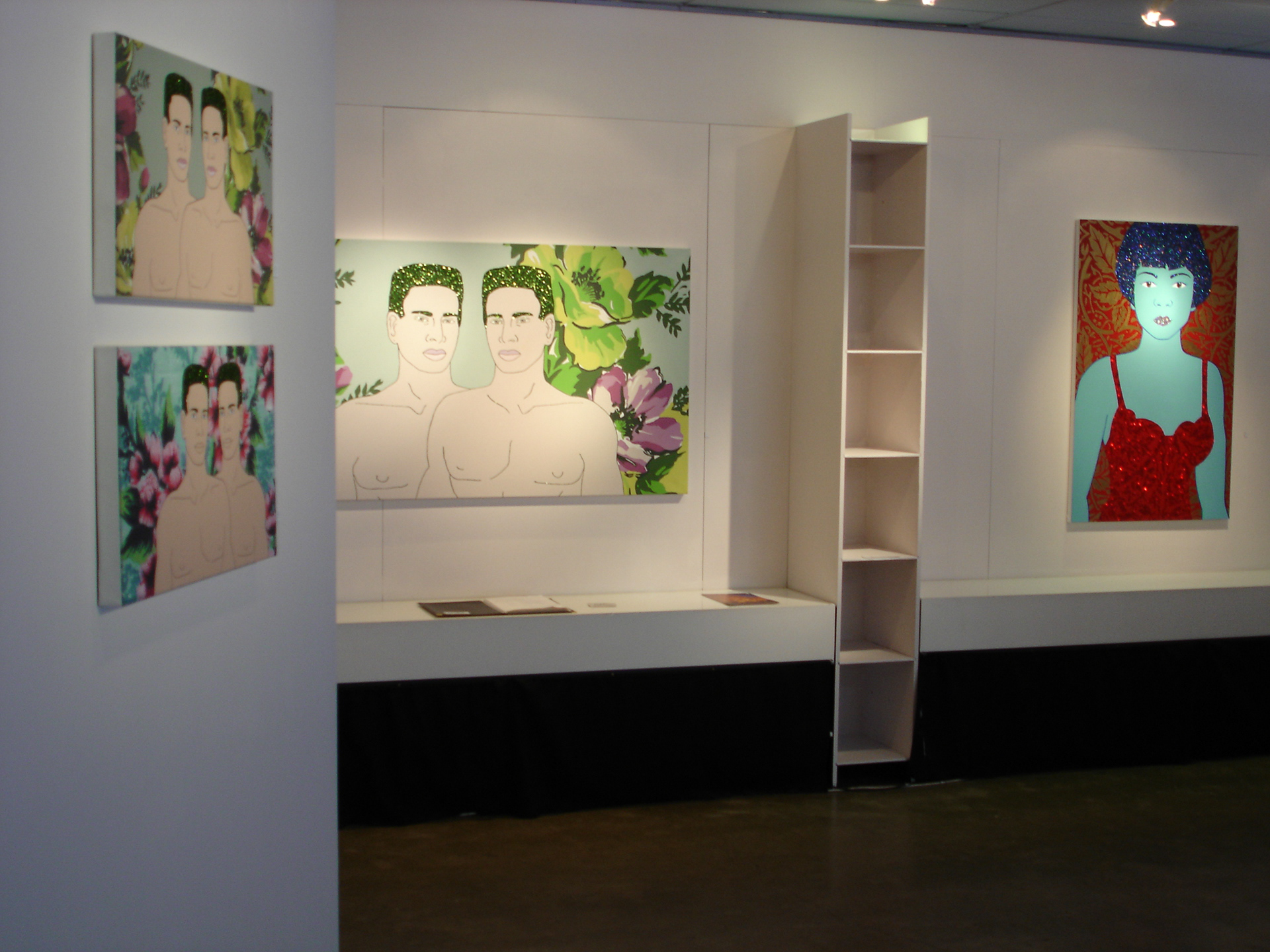 More paintings in the exhibition.