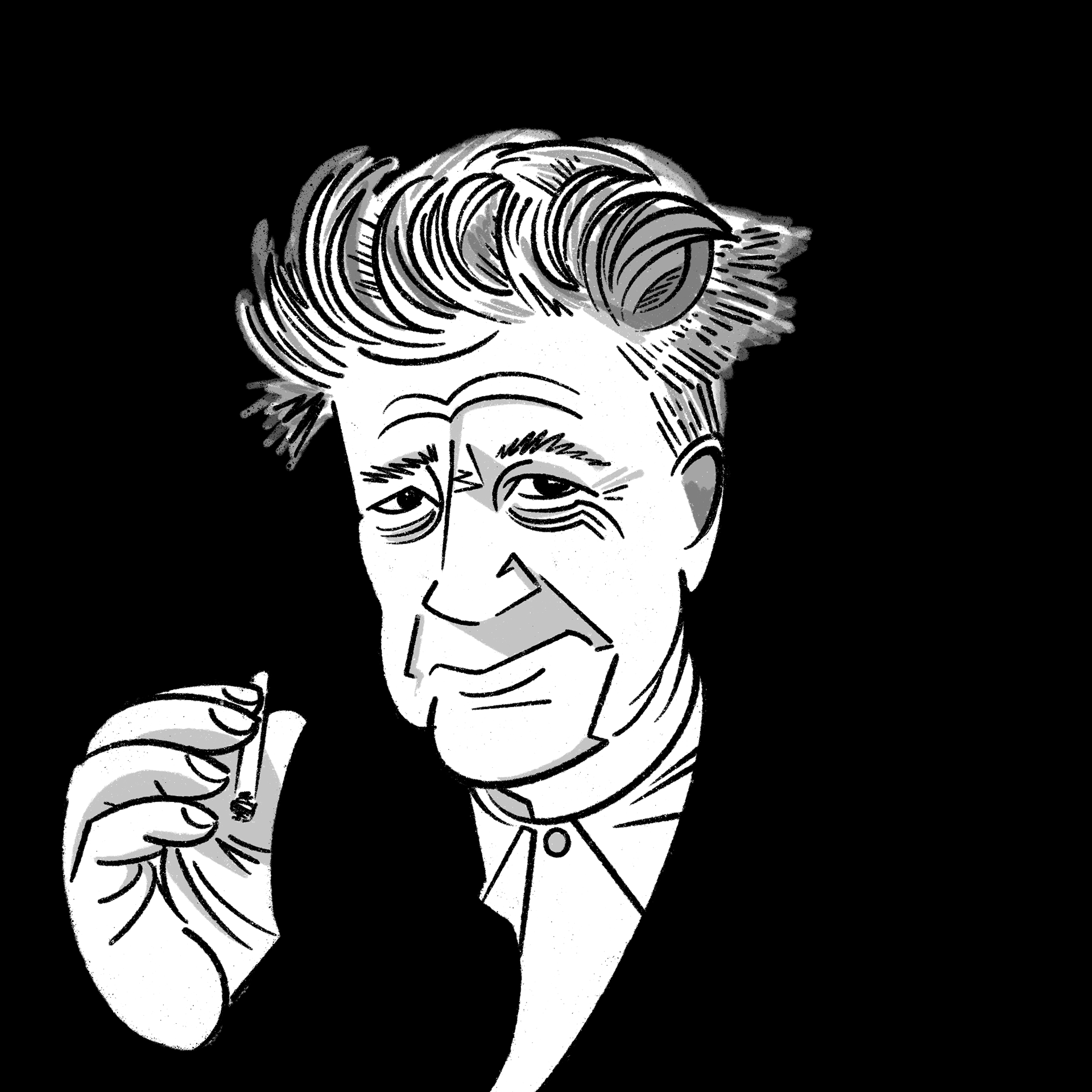 David Lynch portrait (2025)