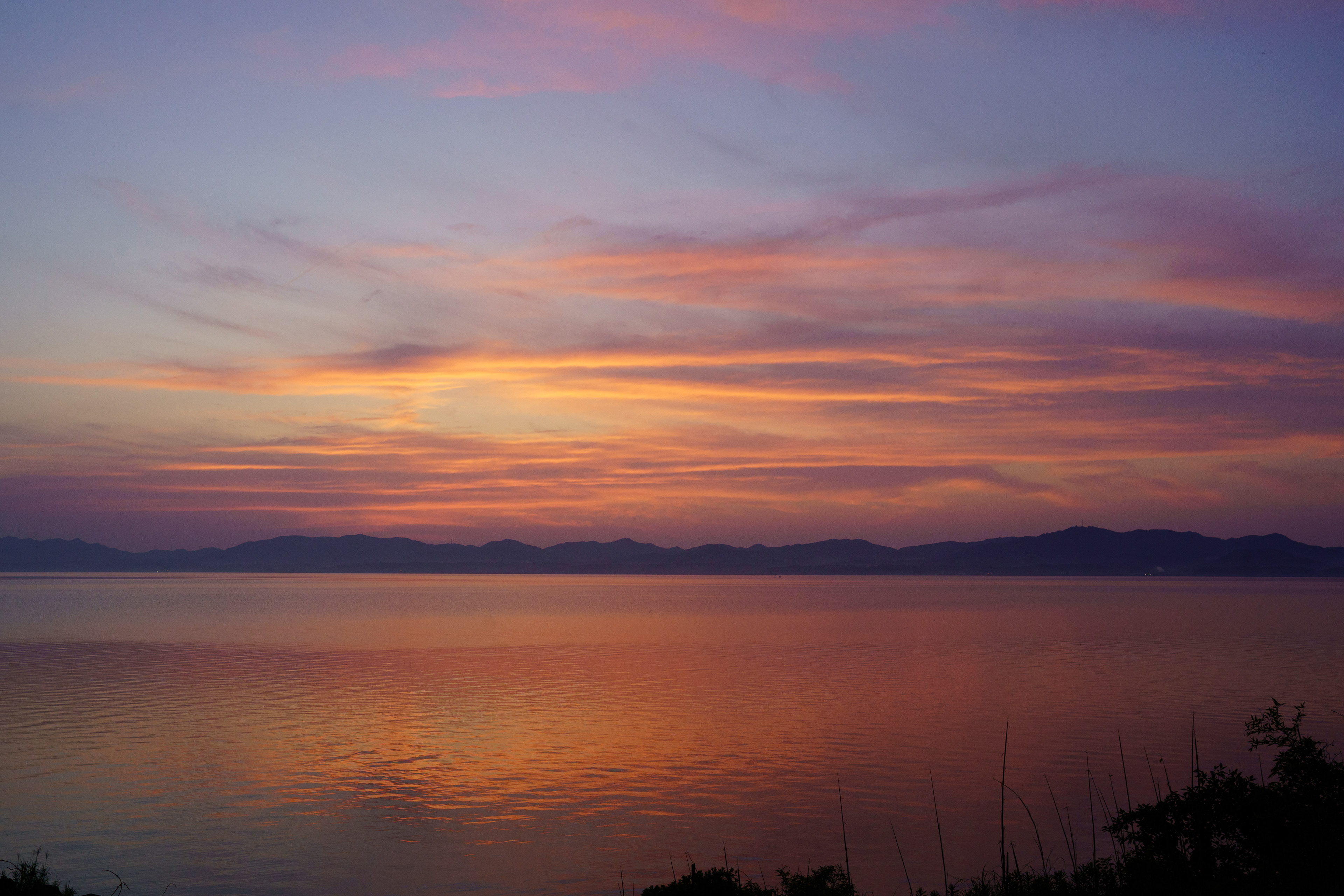 島根/宍道湖の夕日