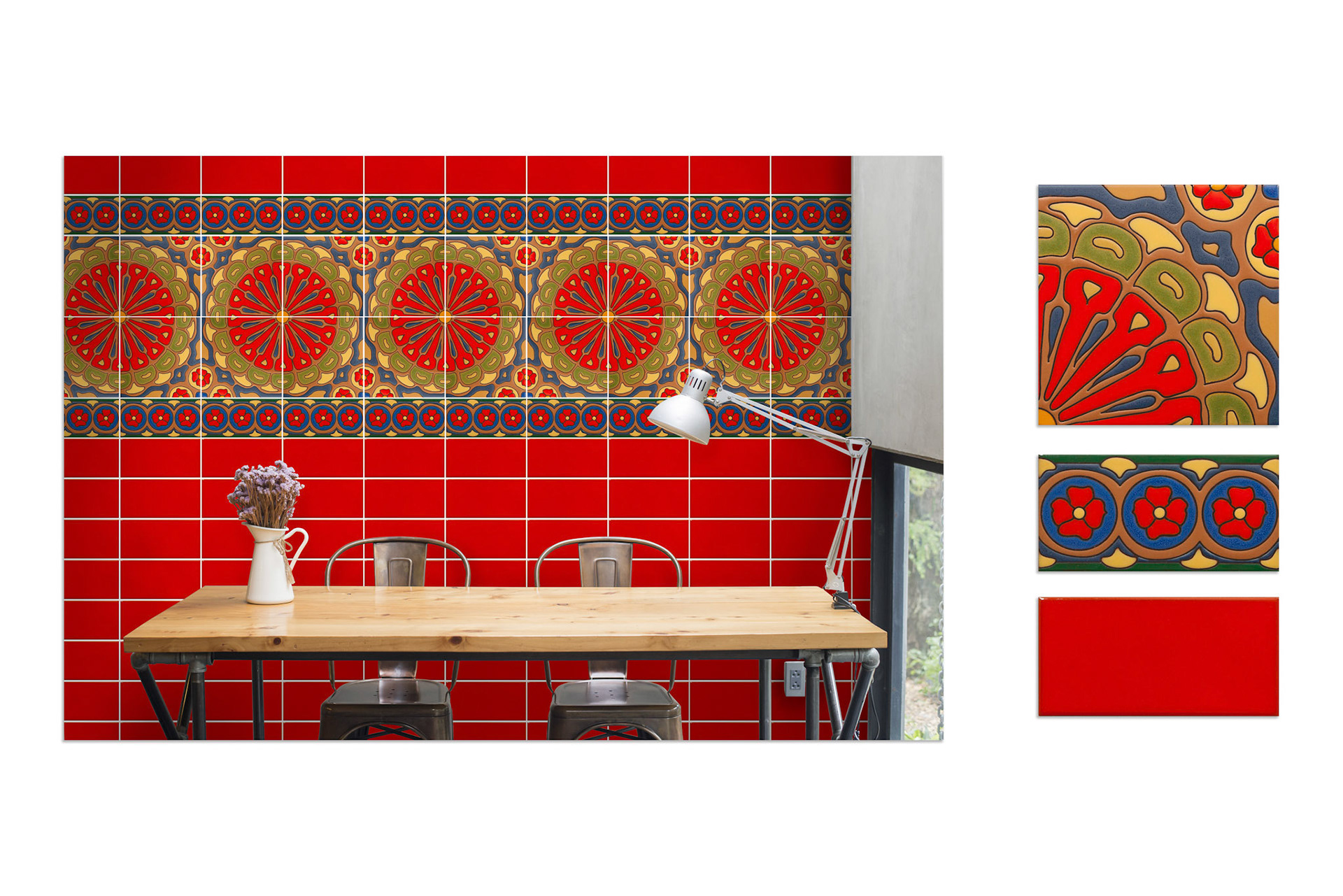 Kibak Tile, California Revival Reya & Yelina Border