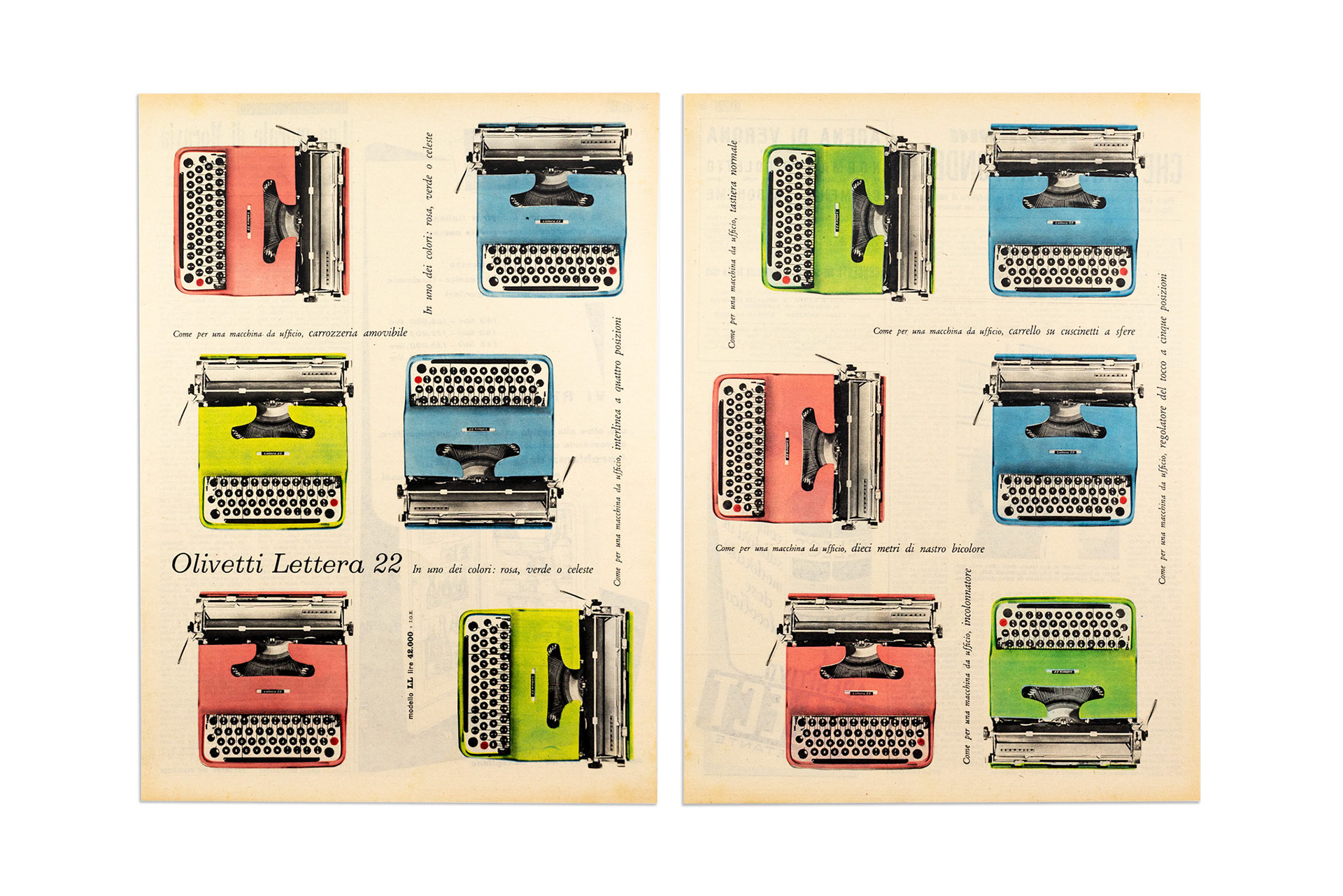Olivetti, Tempo, 1957