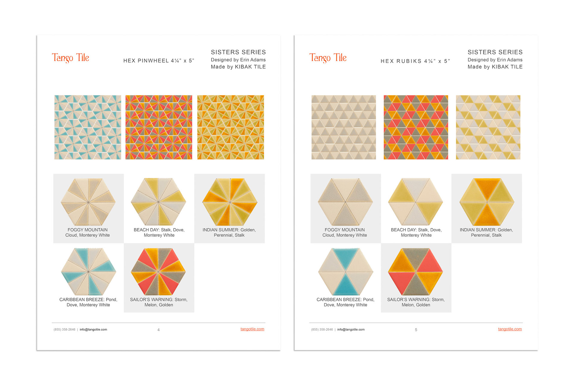 From Sisters Series Collection info Sheets