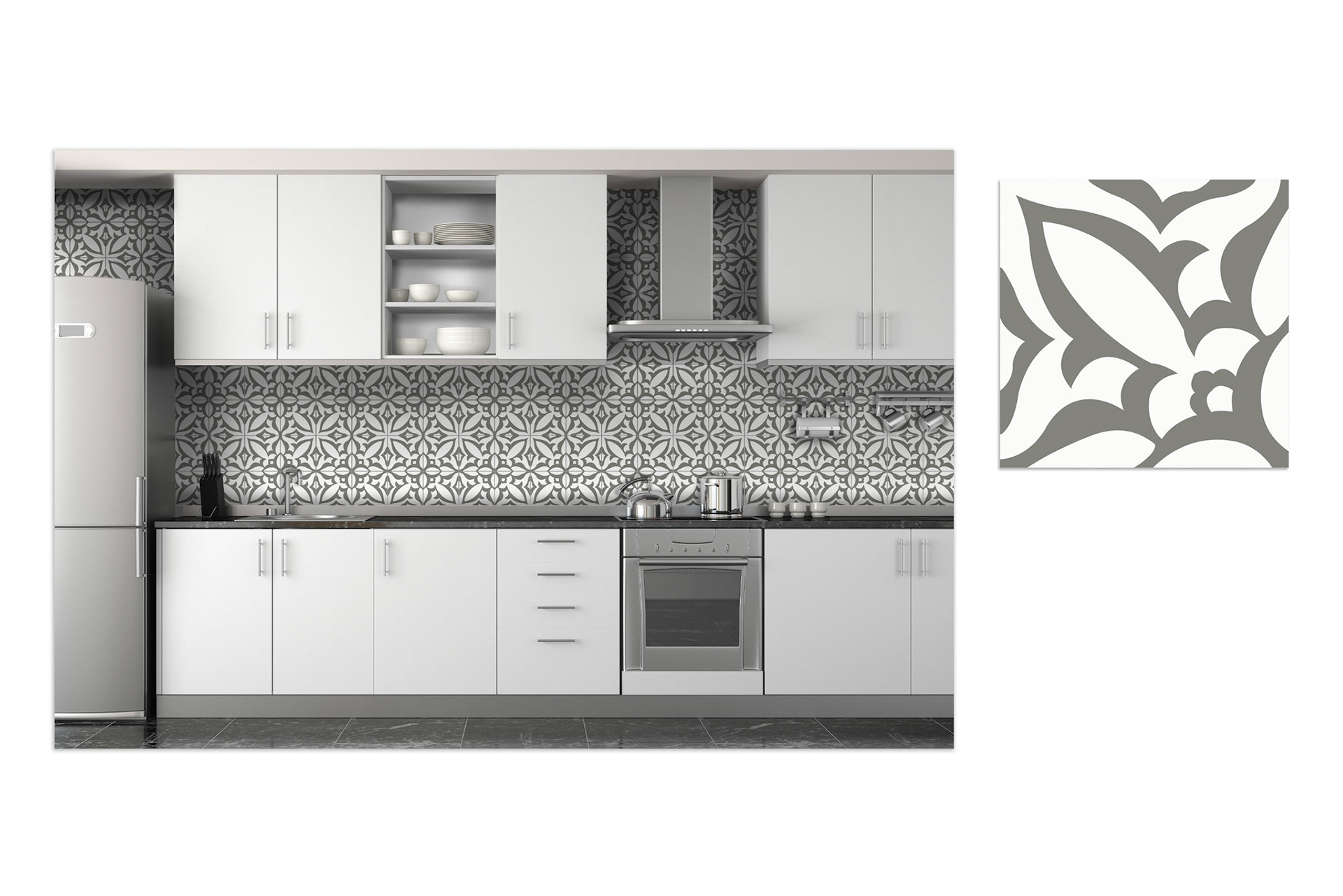 Original Mission Tile, Zebra