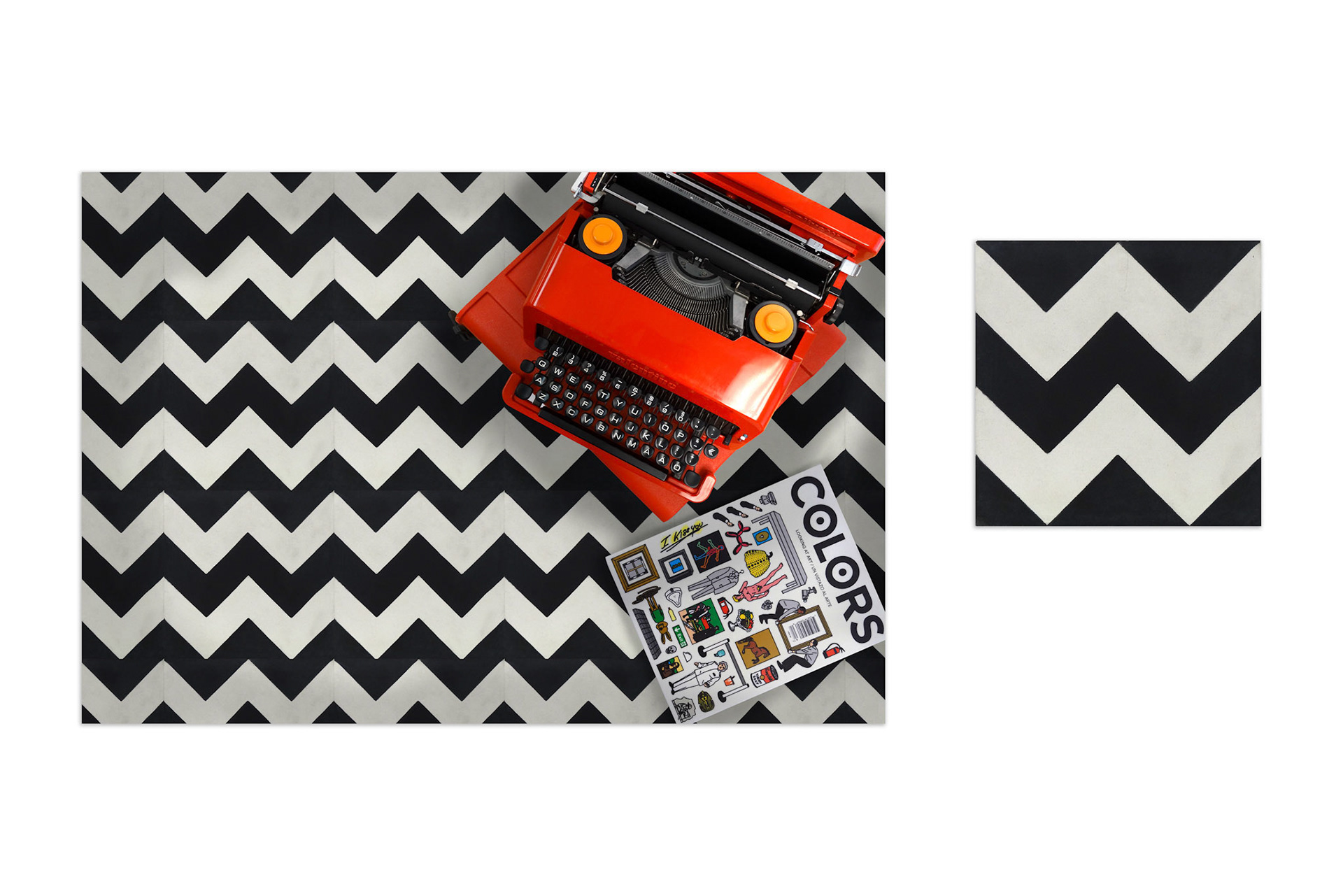 Original Mission Tile, ZigZag