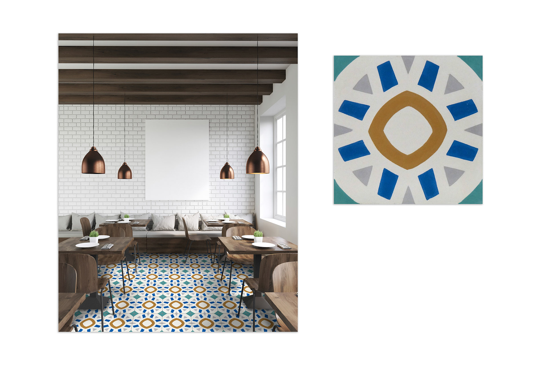 Original Mission Tile, Paul Schatz Calypsa