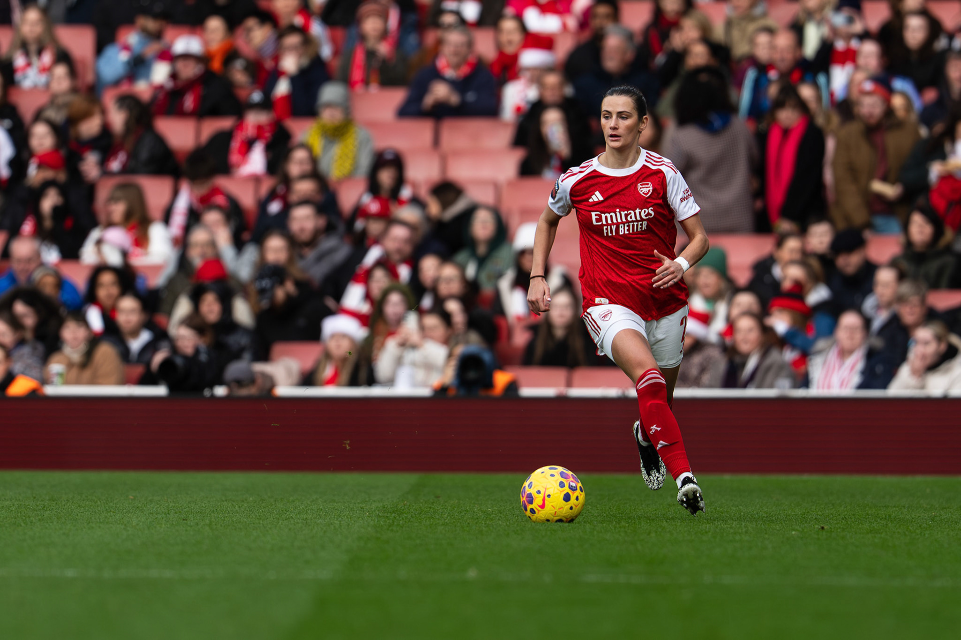 Emirates Stadium, London, UK – 6 December 2025: Arsenal Women face Liverpool Women in a Barclays Women’s Super League fixture at the Emirates Stadium. (Photo by Ali Habib)