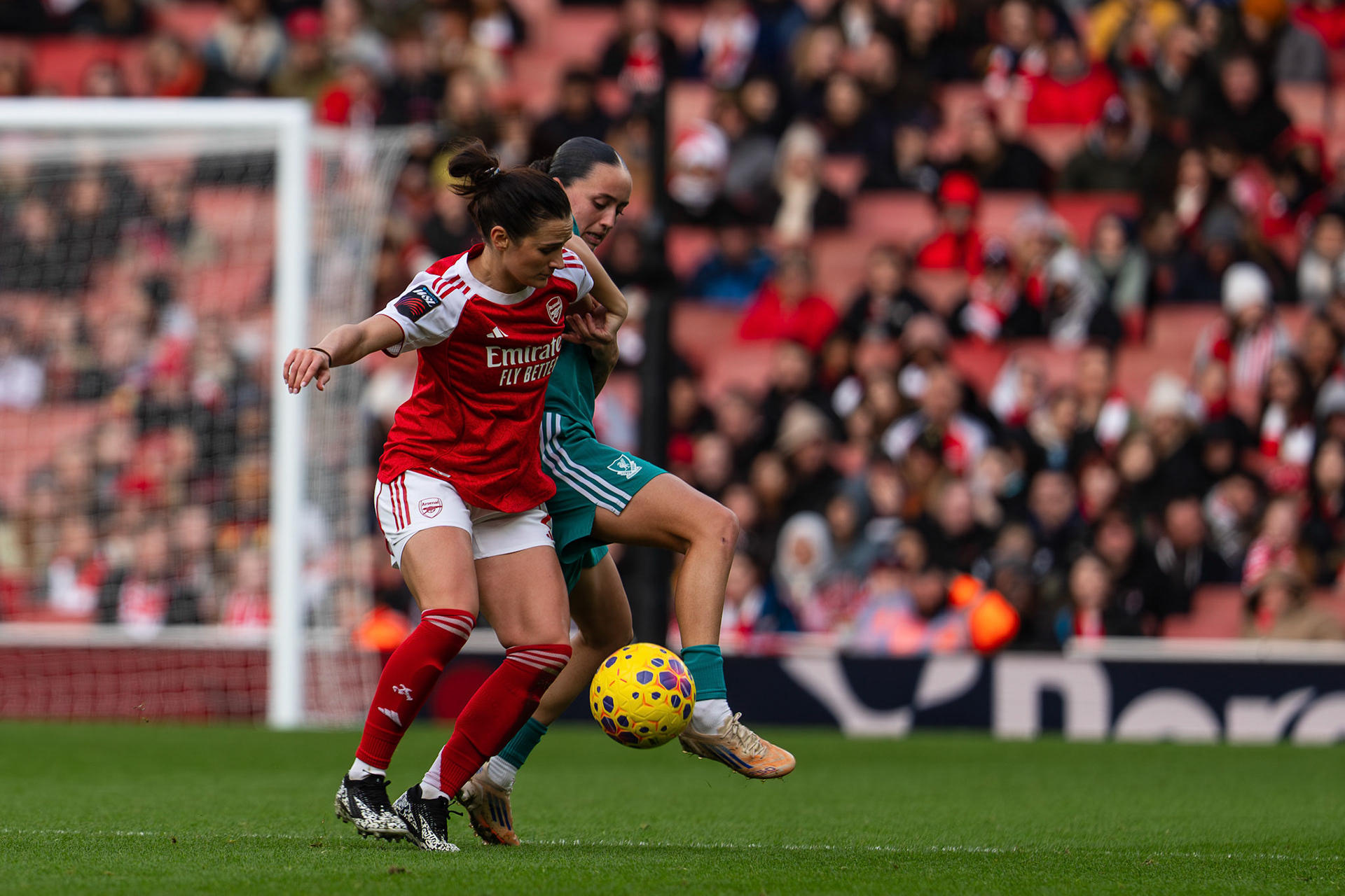 Emirates Stadium, London, UK – 6 December 2025: Arsenal Women face Liverpool Women in a Barclays Women’s Super League fixture at the Emirates Stadium. (Photo by Ali Habib)