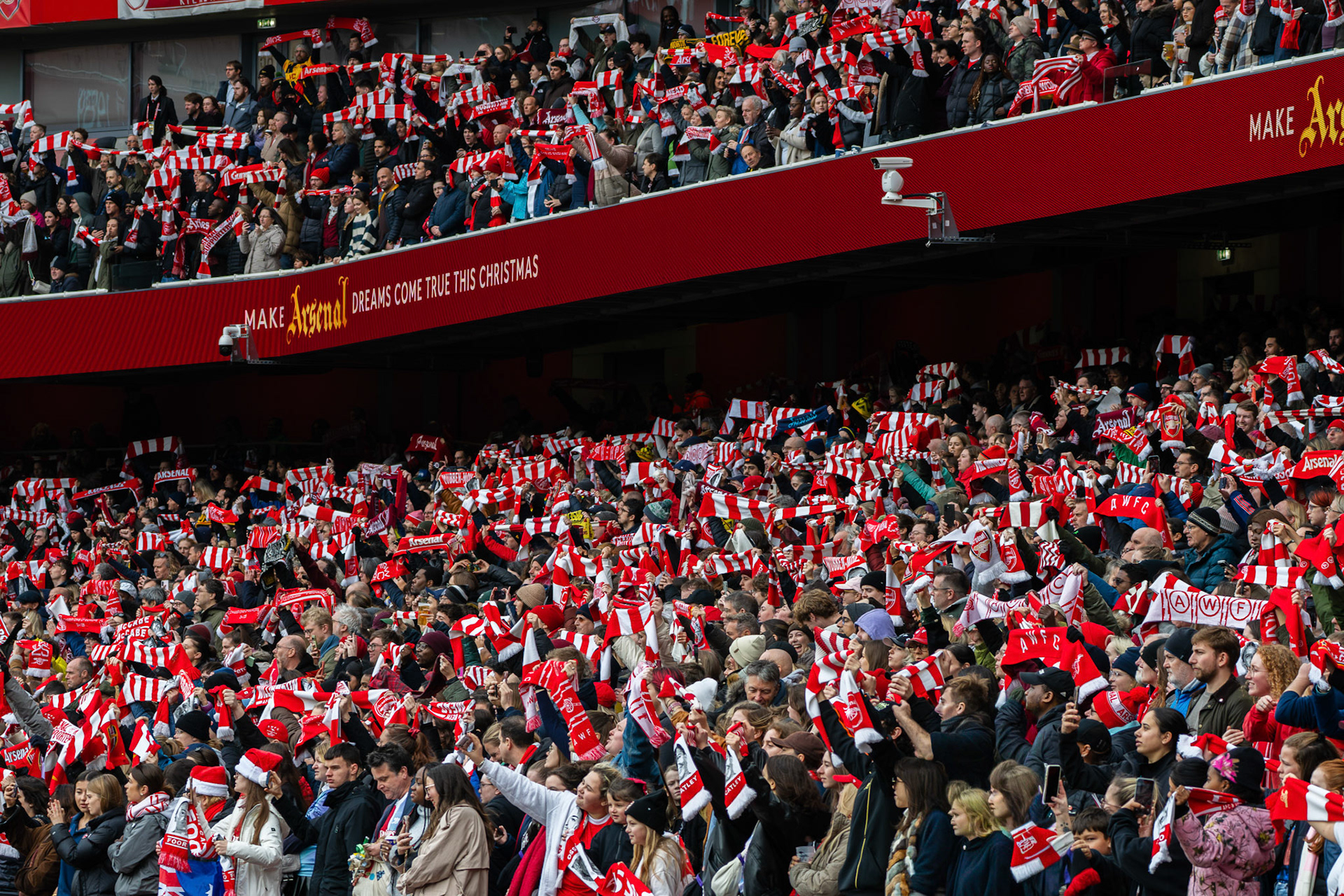 Emirates Stadium, London, UK – 6 December 2025: Arsenal Women face Liverpool Women in a Barclays Women’s Super League fixture at the Emirates Stadium. (Photo by Ali Habib)