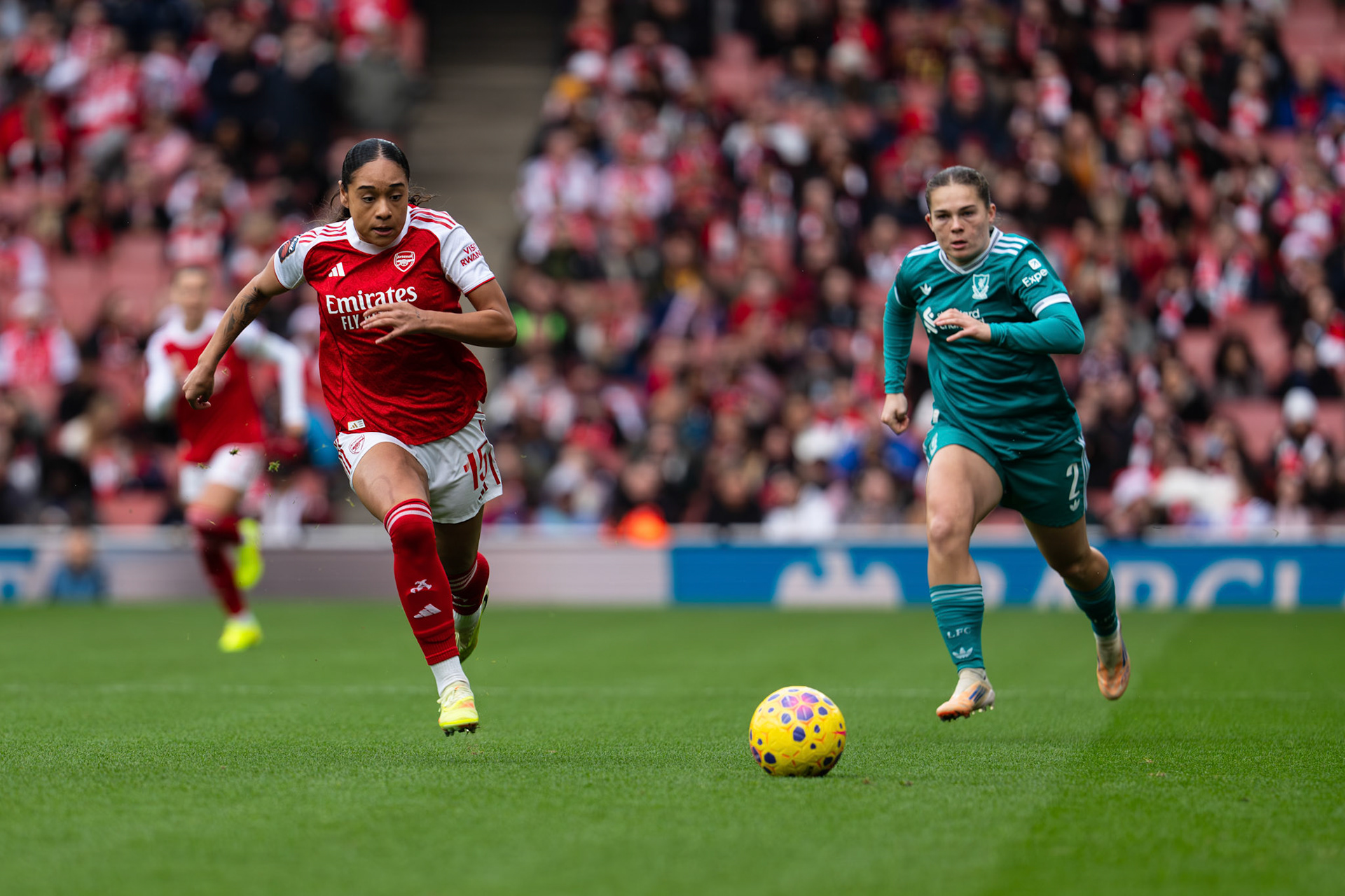 Emirates Stadium, London, UK – 6 December 2025: Arsenal Women face Liverpool Women in a Barclays Women’s Super League fixture at the Emirates Stadium. (Photo by Ali Habib)