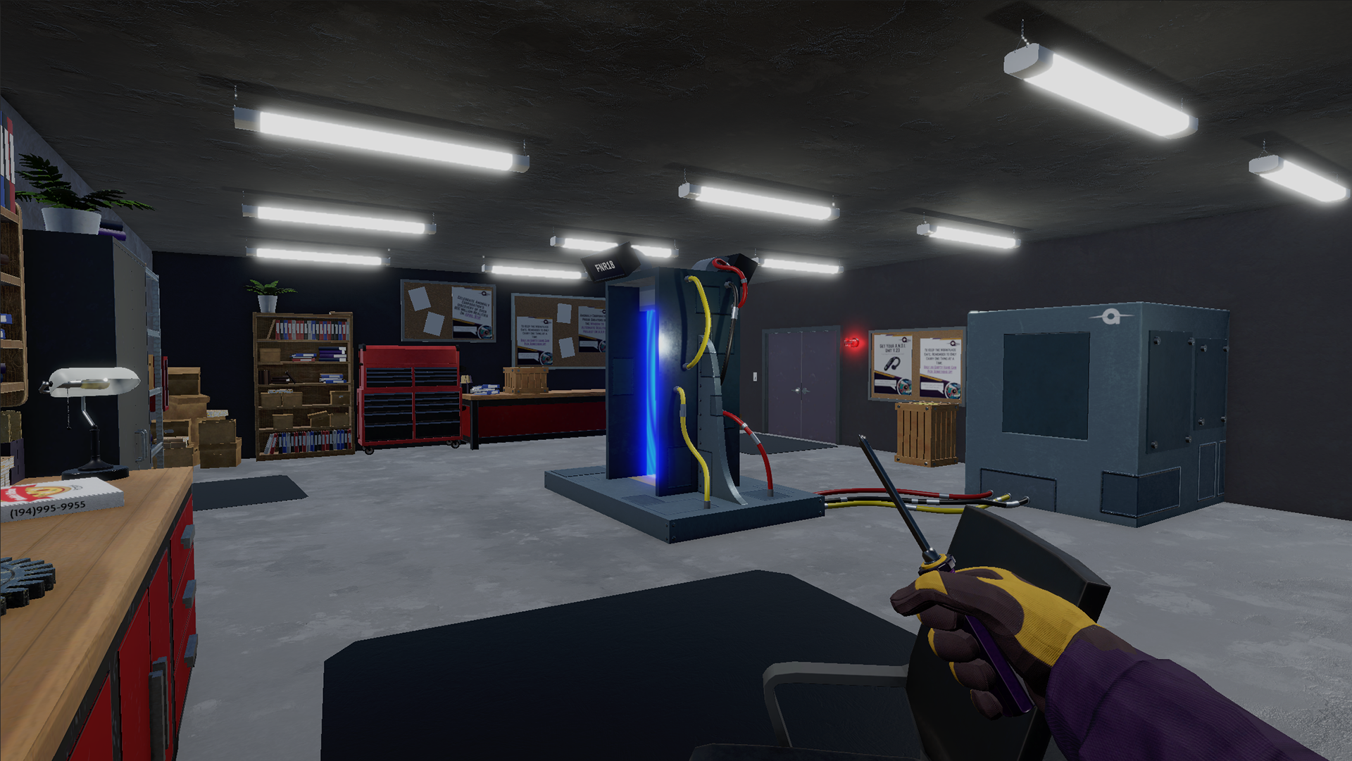 The Normal reality, a boring repair station and office space... or is it?