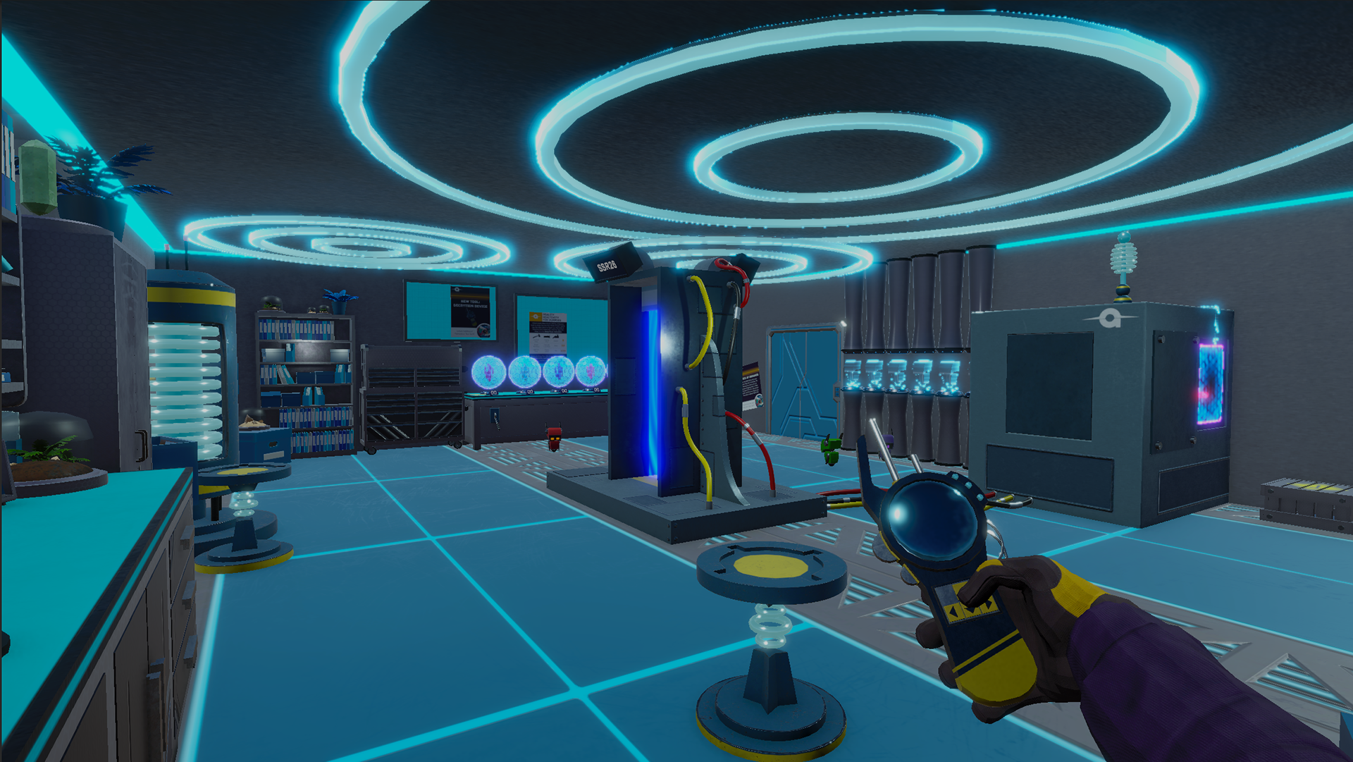 The Sci-Fi reality, step into the world of tomorrow and conduct some tests!