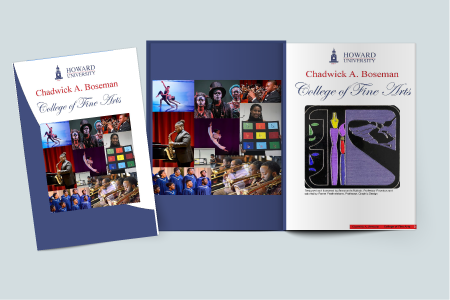 Howard University Chadwick A. Boseman College of Fine Arts: Design and layout 2021