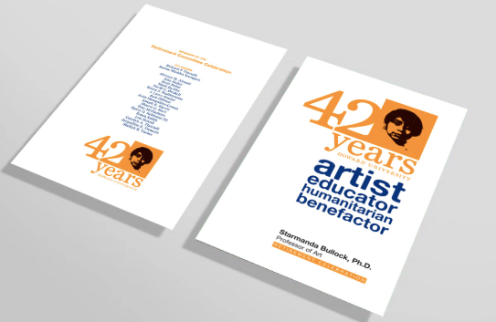 Program for Dr. Starmanda Bullock, retirement party, 2008