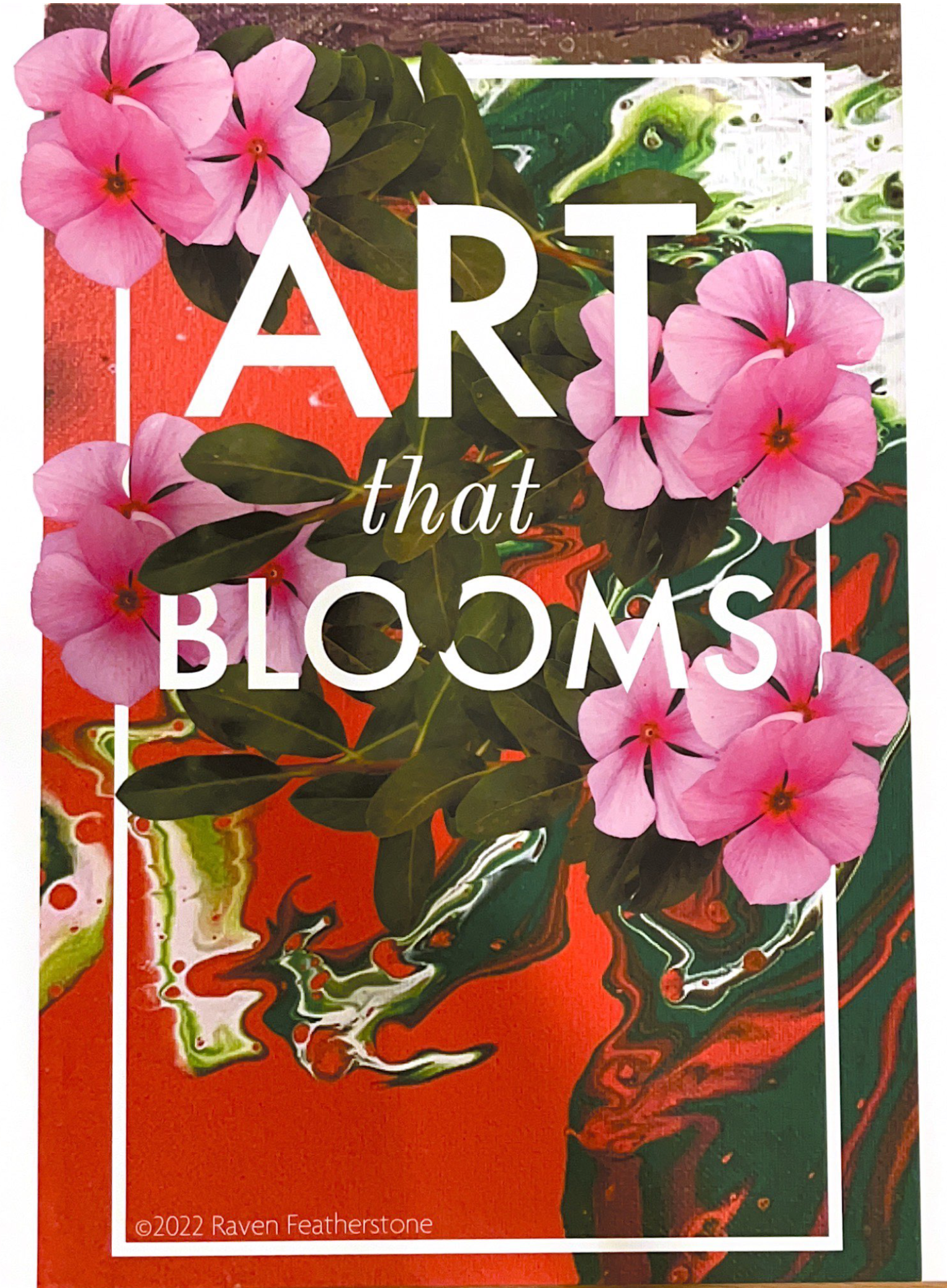 Poster Design 16" x 20" Digital Imagery, Printed on Canvas, 2022