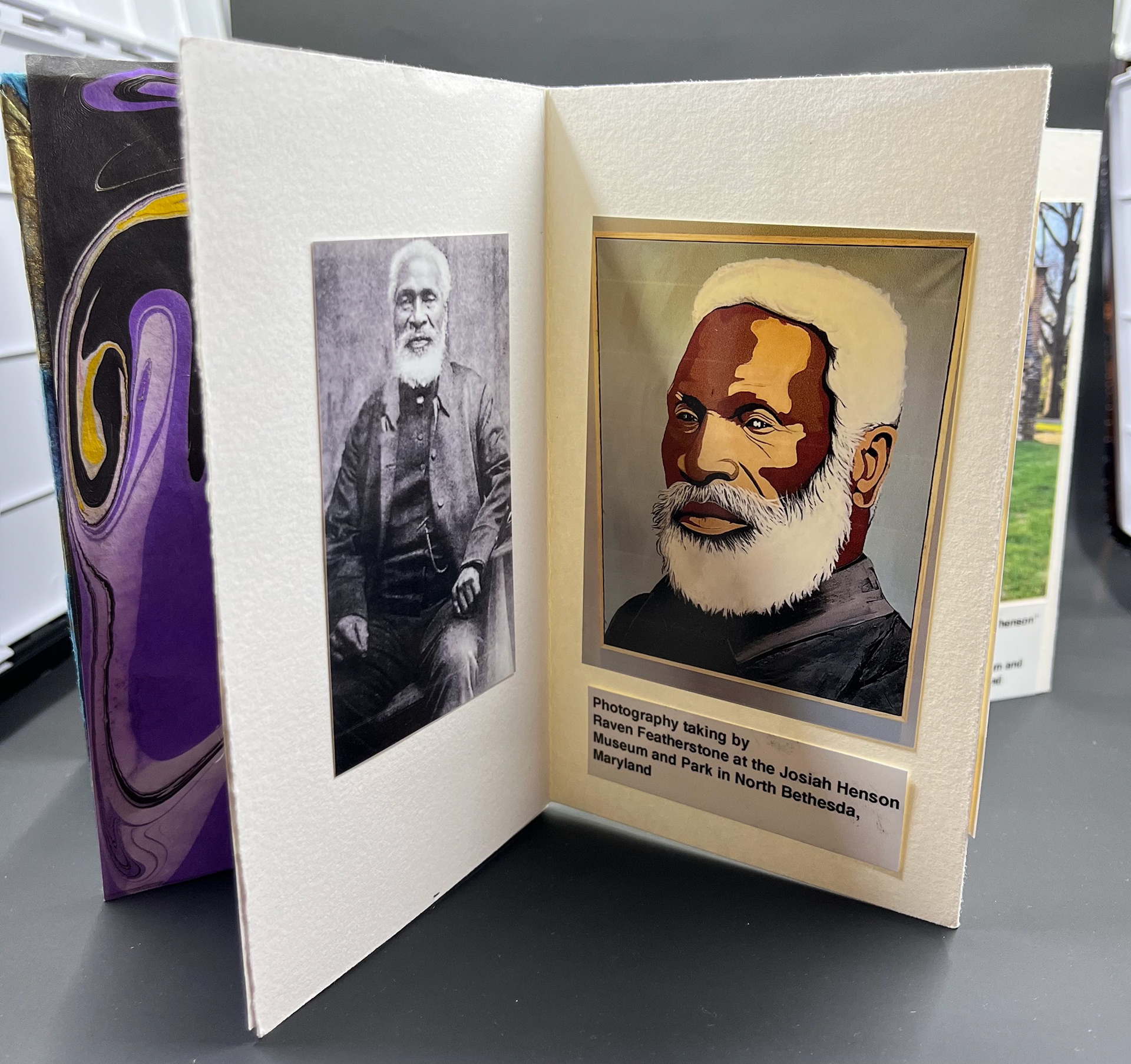 "The Life of Josiah Henson" accordion book ©RF2022