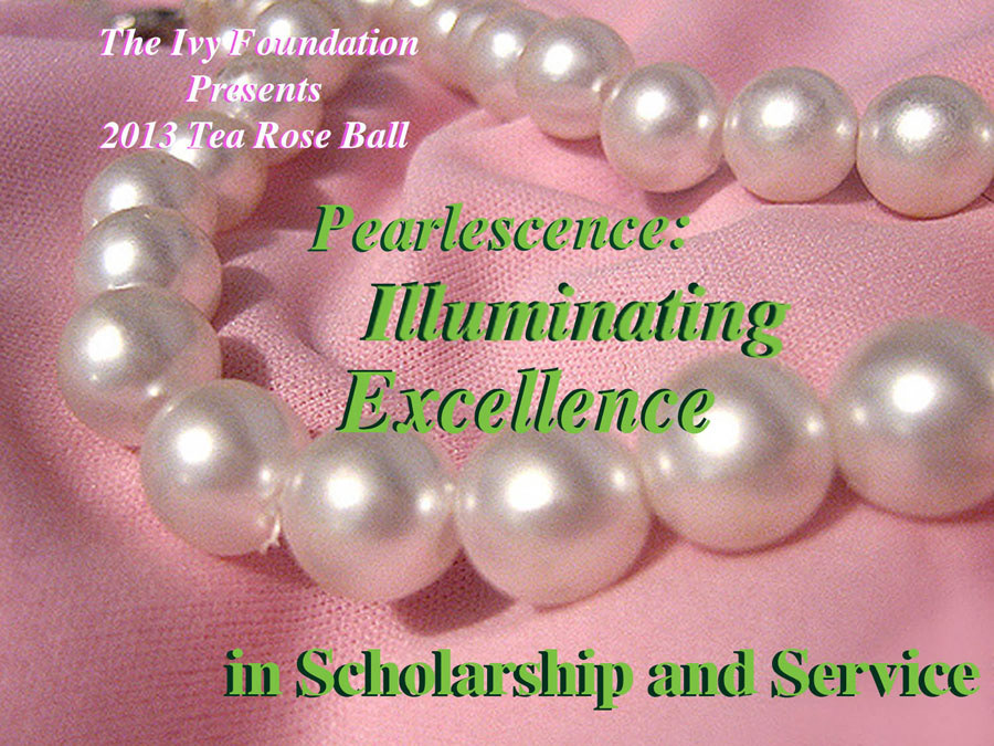 "The Ivy Foundation" 2013 Tea Rose Ball Banner (NFS)