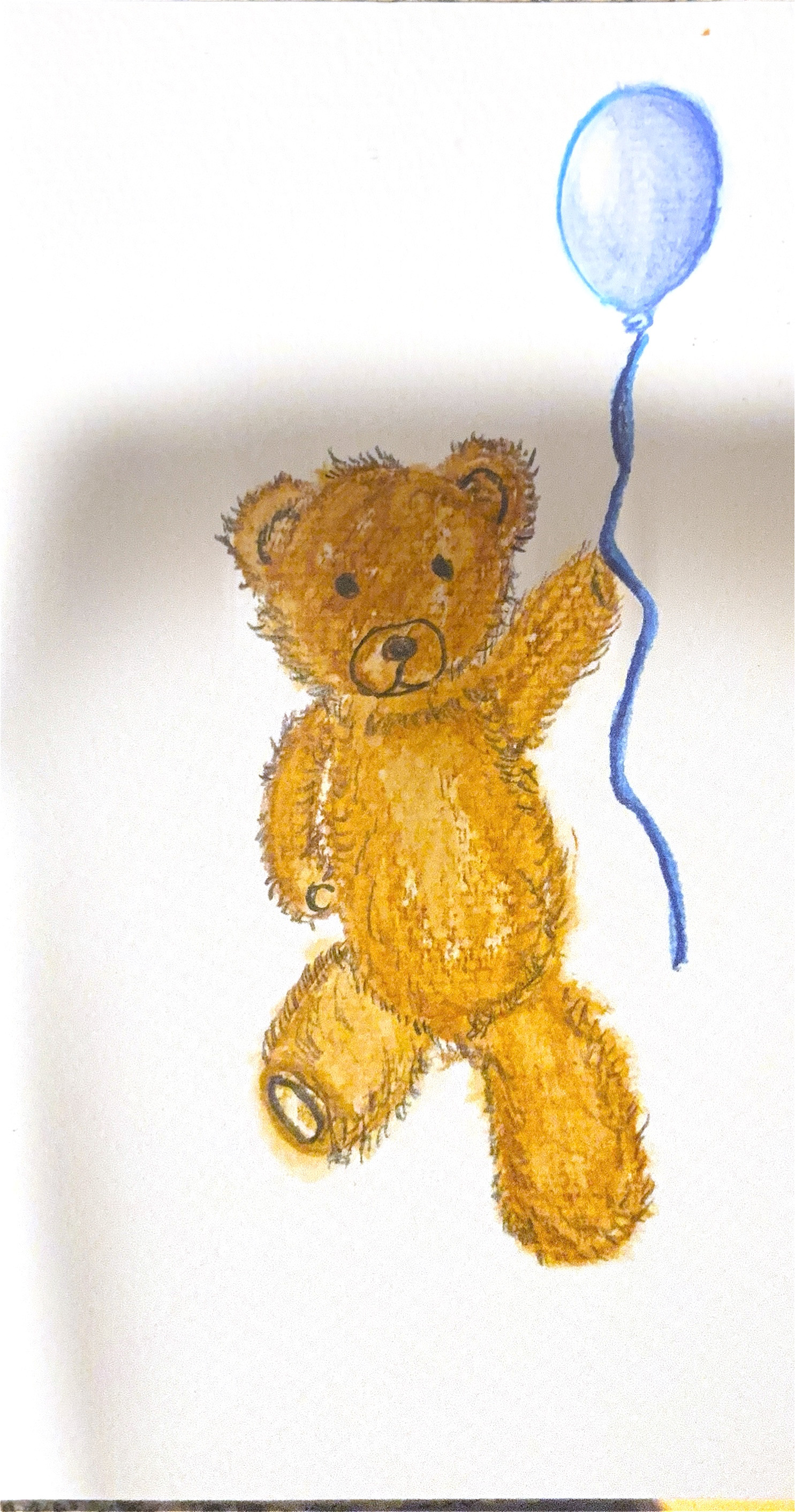 "Teddy Bear", Watercolor on Paper, 2026