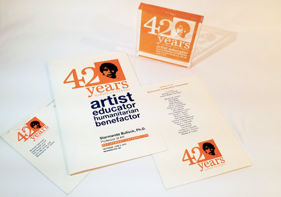 Program for Dr. Starmanda Bullock, retirement party, 2008