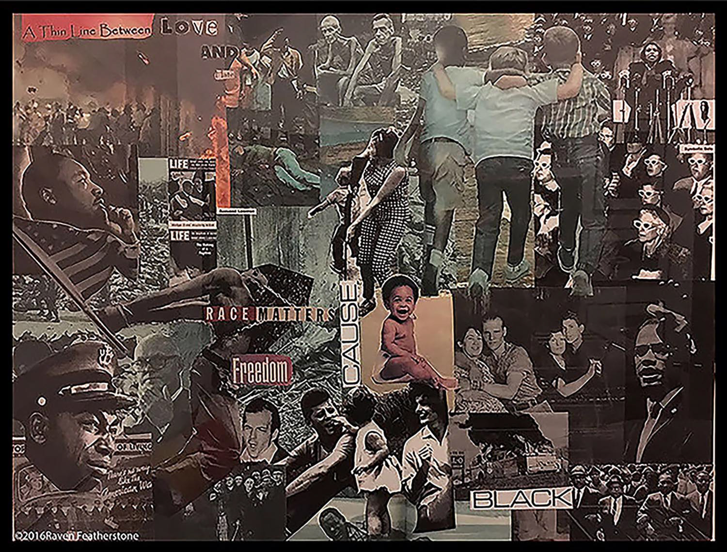 $900.00 "It Does Matter...!" 18"x24" Digital Printed on Canvas 2016