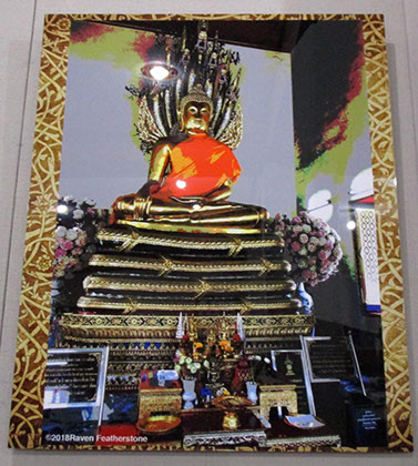 "Buddha Temple" 20”x24”, Digital Photography printed on metal, 2018 $600.00