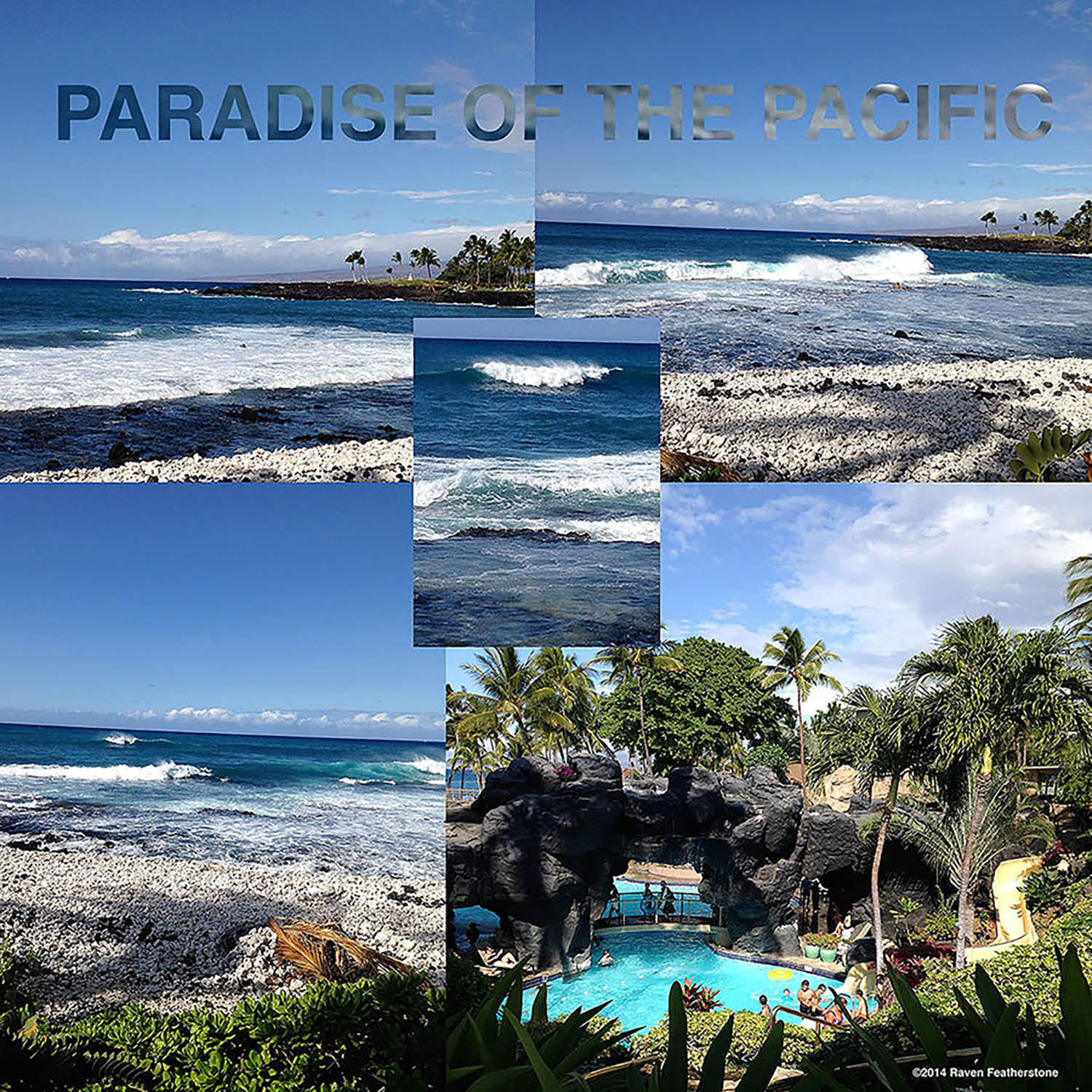 "Paradise of the Pacific" 48”x48” Digital Photography printed on Postered board and in  framed, 2014  $1,000.00