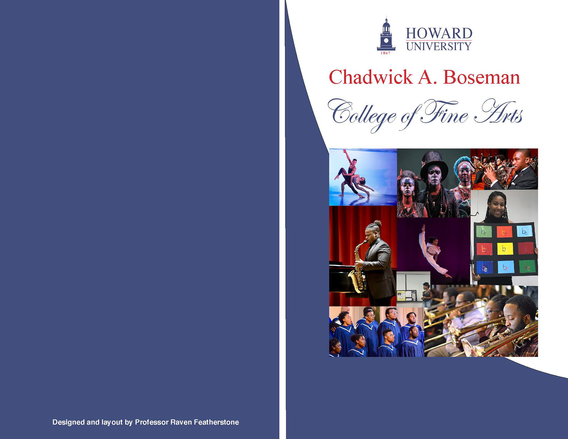 Howard University Chadwick A. Boseman College of Fine Arts: Design and layout 2021