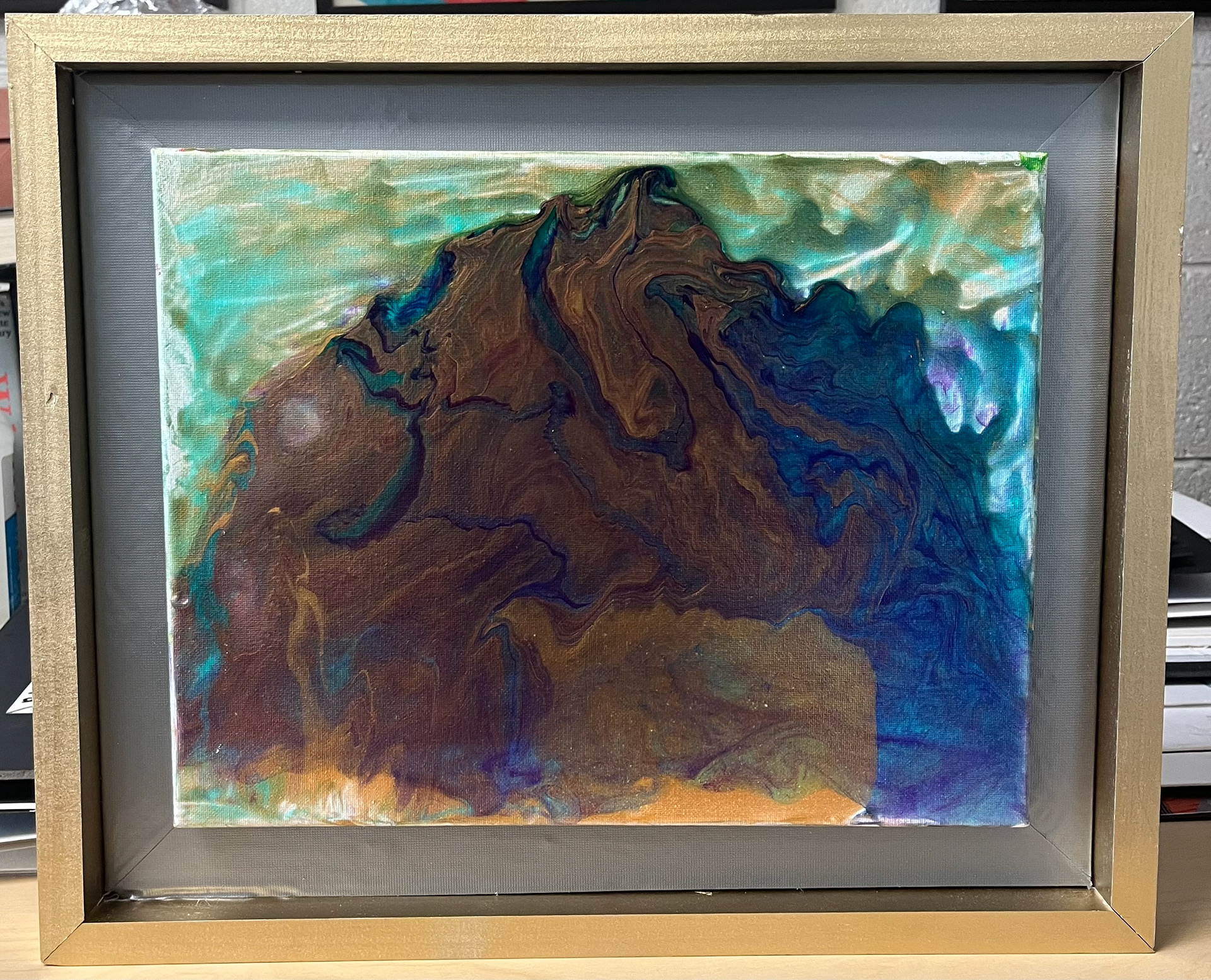 "Ocean waves" #3 14" x 11" , 2021, $800.00