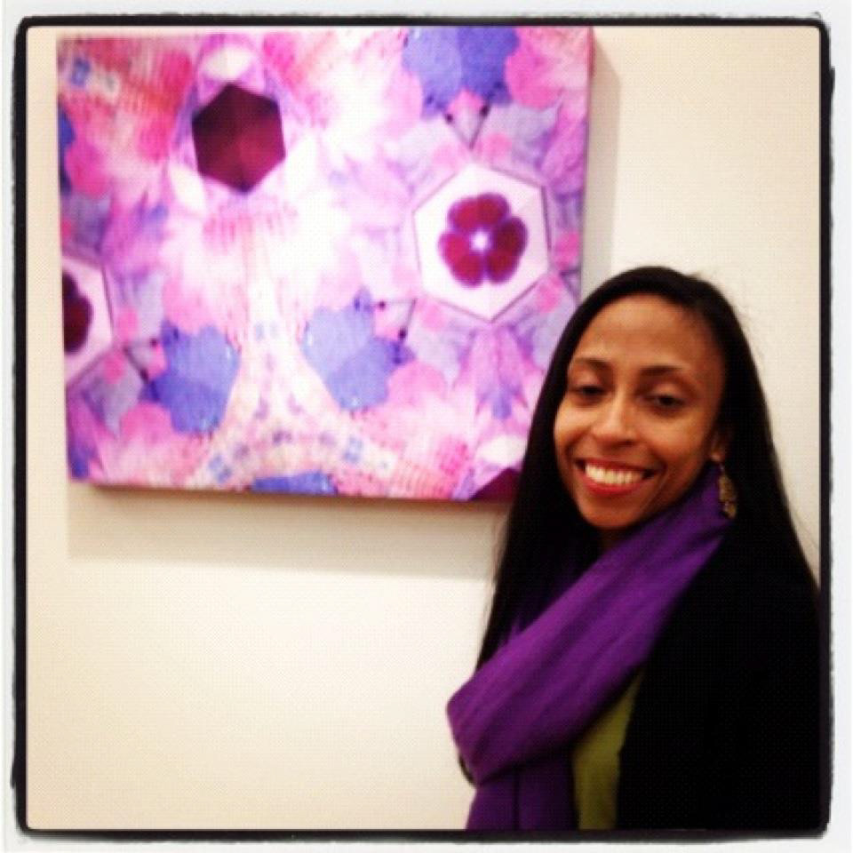 "Optical Series 1" Installation exhibit  Digital Imagery Printed on Canvas, 2012