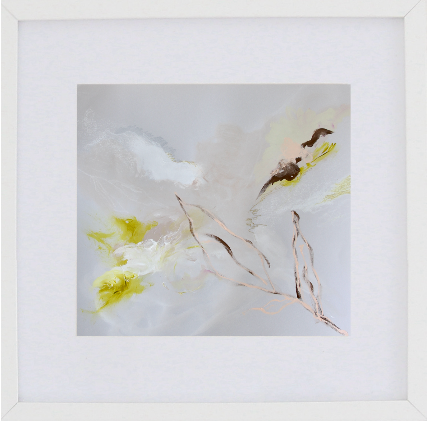 Untitled, 2024 | acrylic, pencil, pastels on paper | 46 x 50 cm (18 x 19 in)