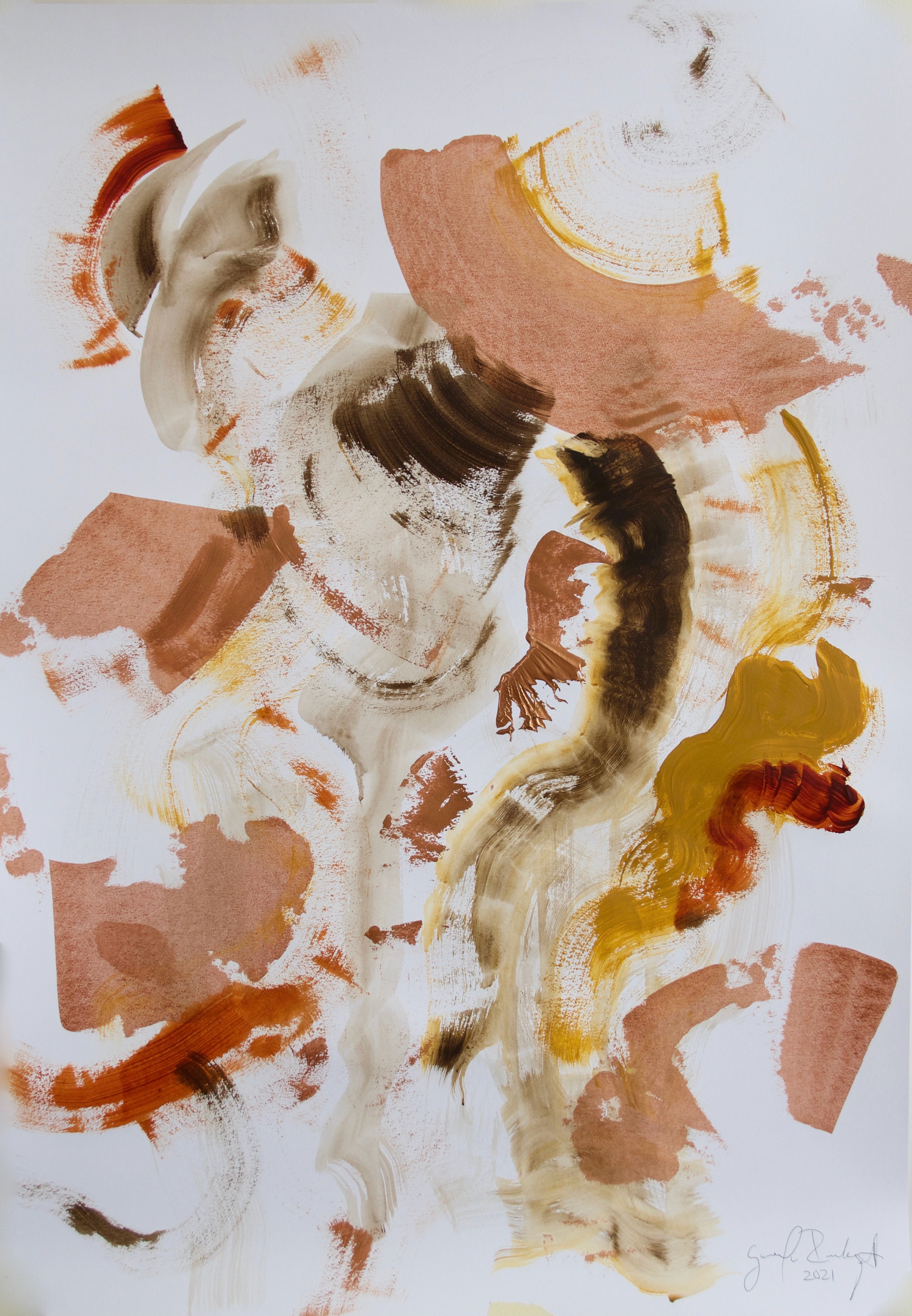 COBRE | 2021 acrylic on paper 100 x 70 cm | 39 x 27 in