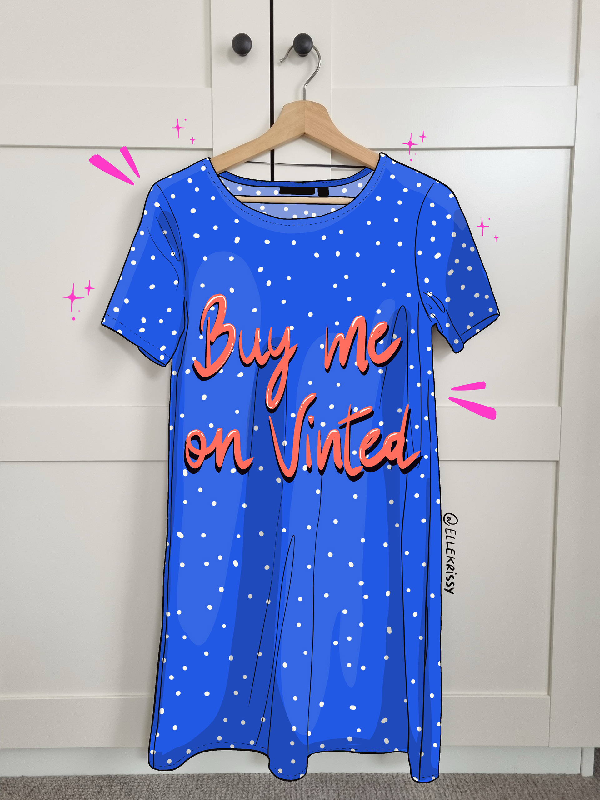 Illustrated Dress – Creative Sale