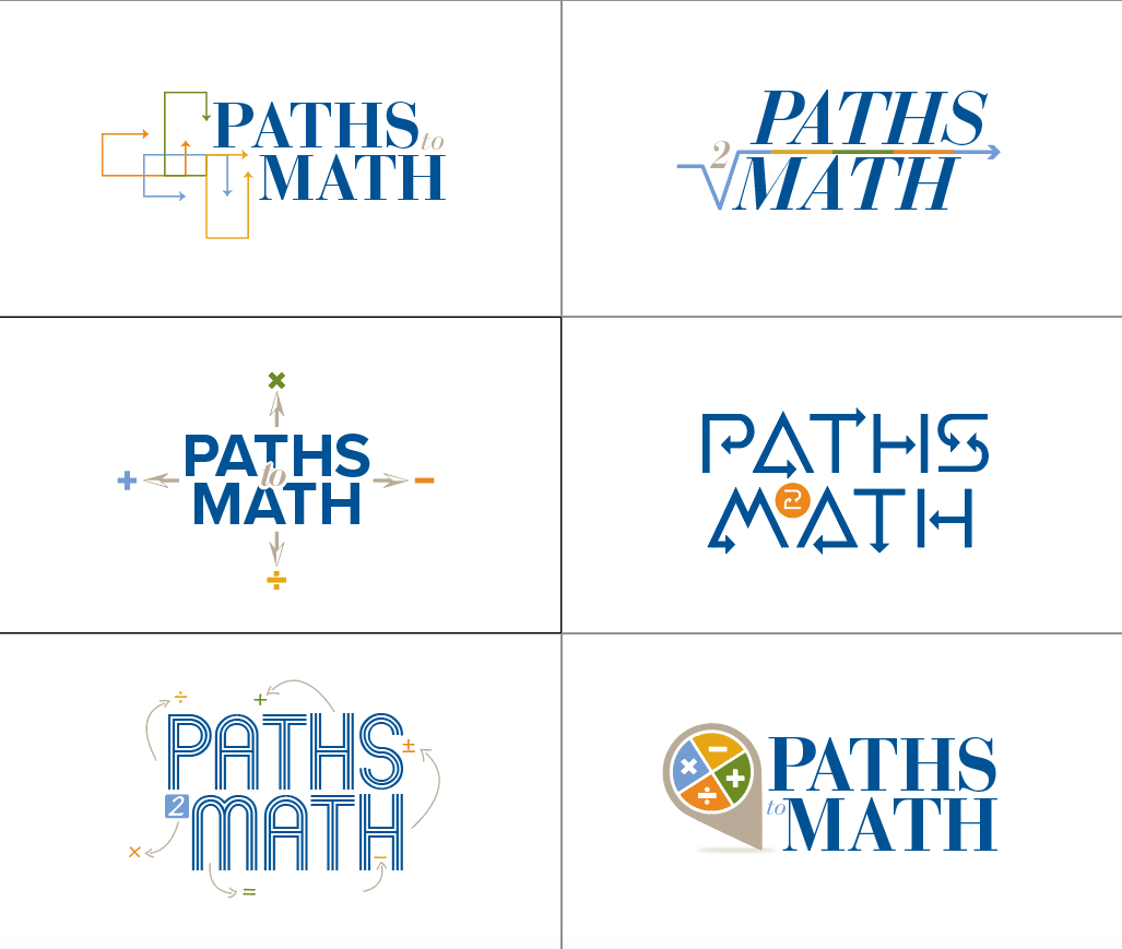 Logos for a video series that promotes math scholars at the Institute for Advanced Studies (IAS).