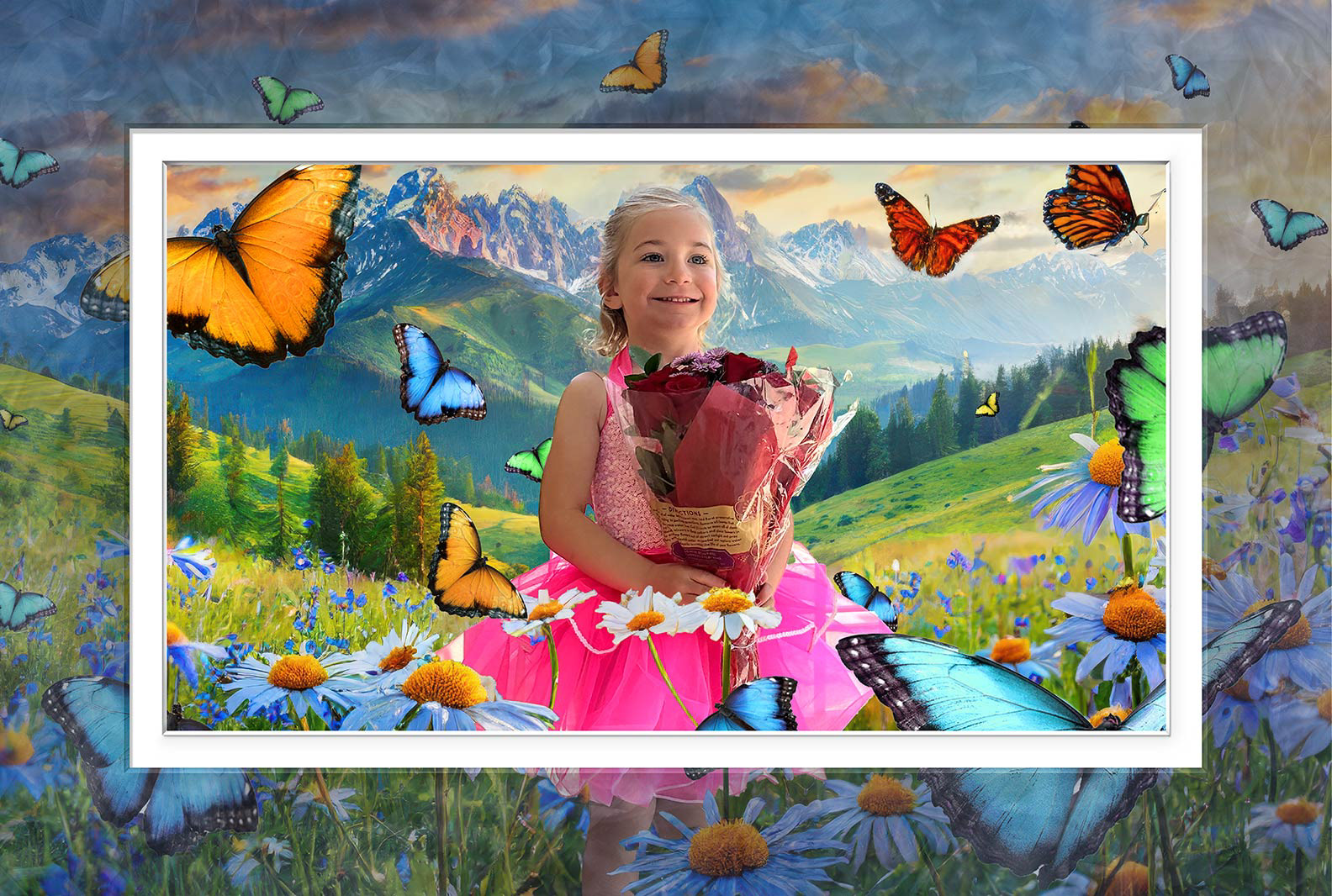 Portrait of our granddaughter Emilia