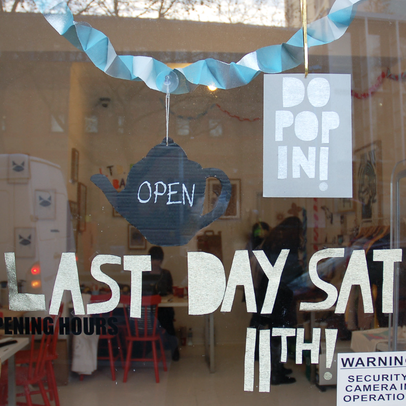 Tea & Make Pop Up Shop New Cross London