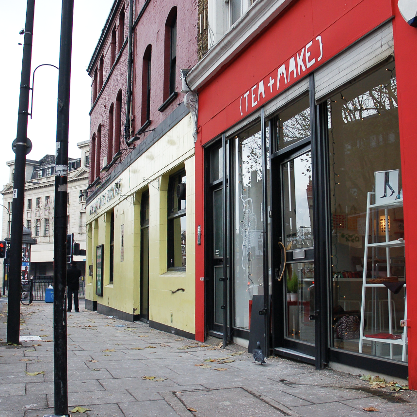 Tea & Make Pop Up Shop New Cross London