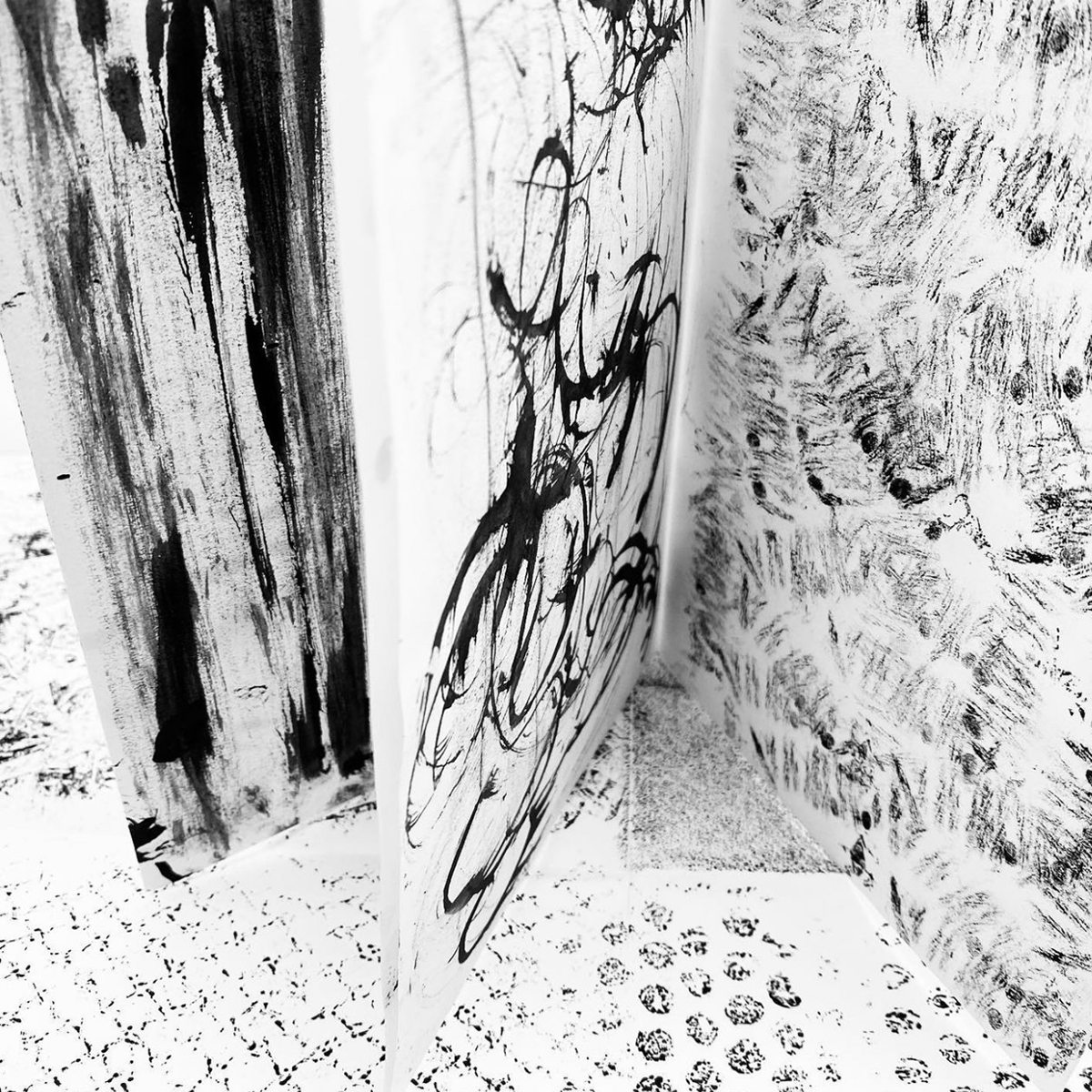 Hot Dog Zine Mark Making Sketchbook