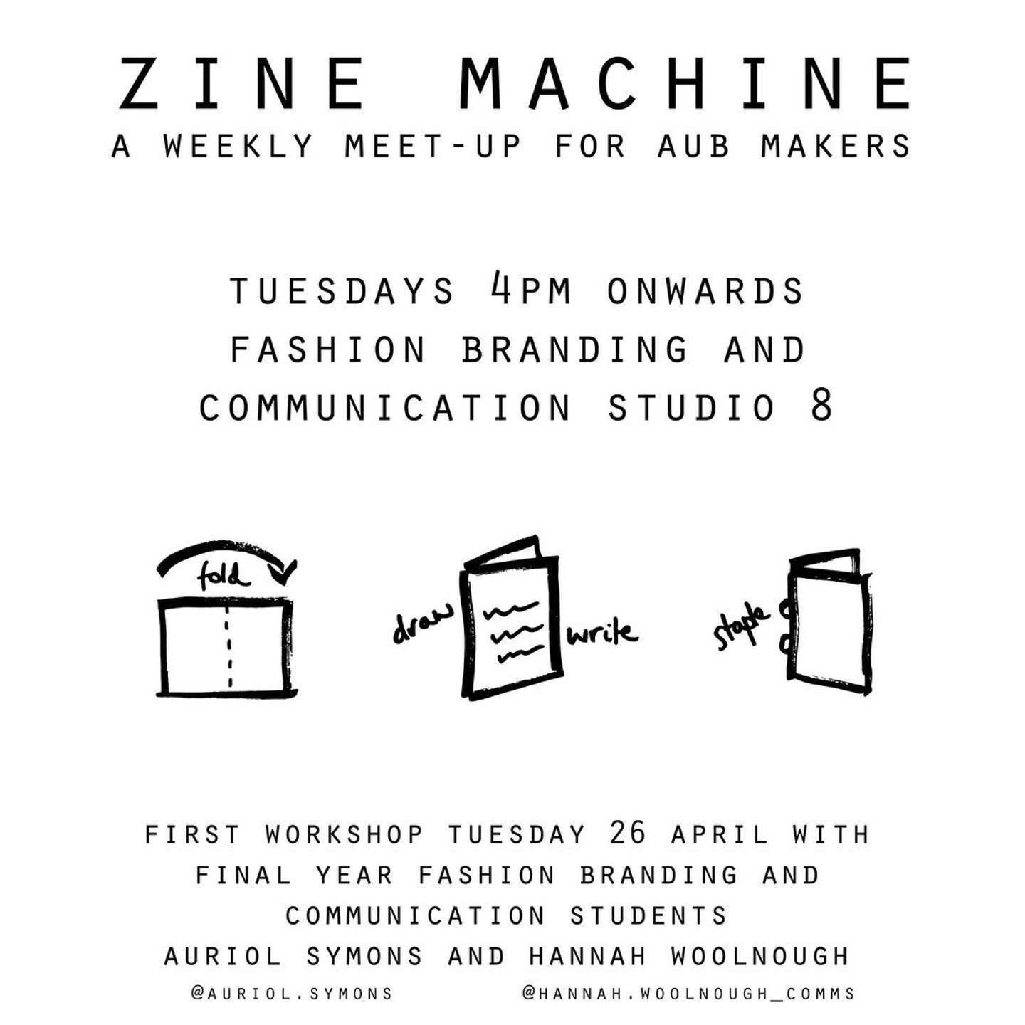 Zine Machine at AUB FBC