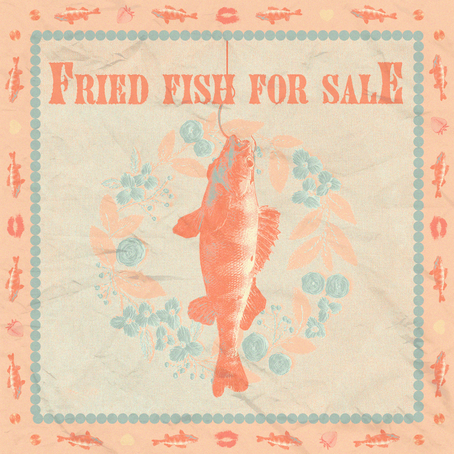 "Fried Fish for Sale"
