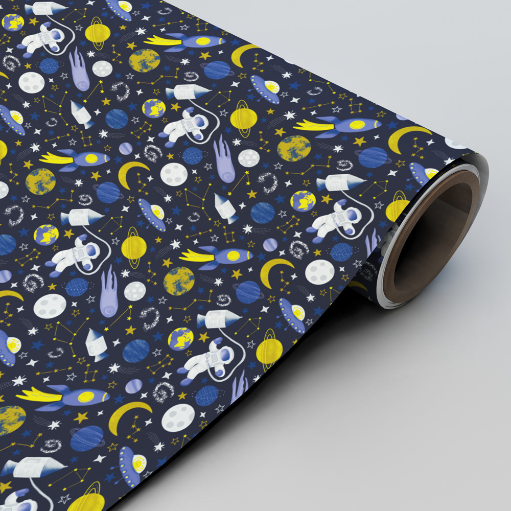 Space Surface Pattern Design by Sarah Whittle Illustration, Cornwall