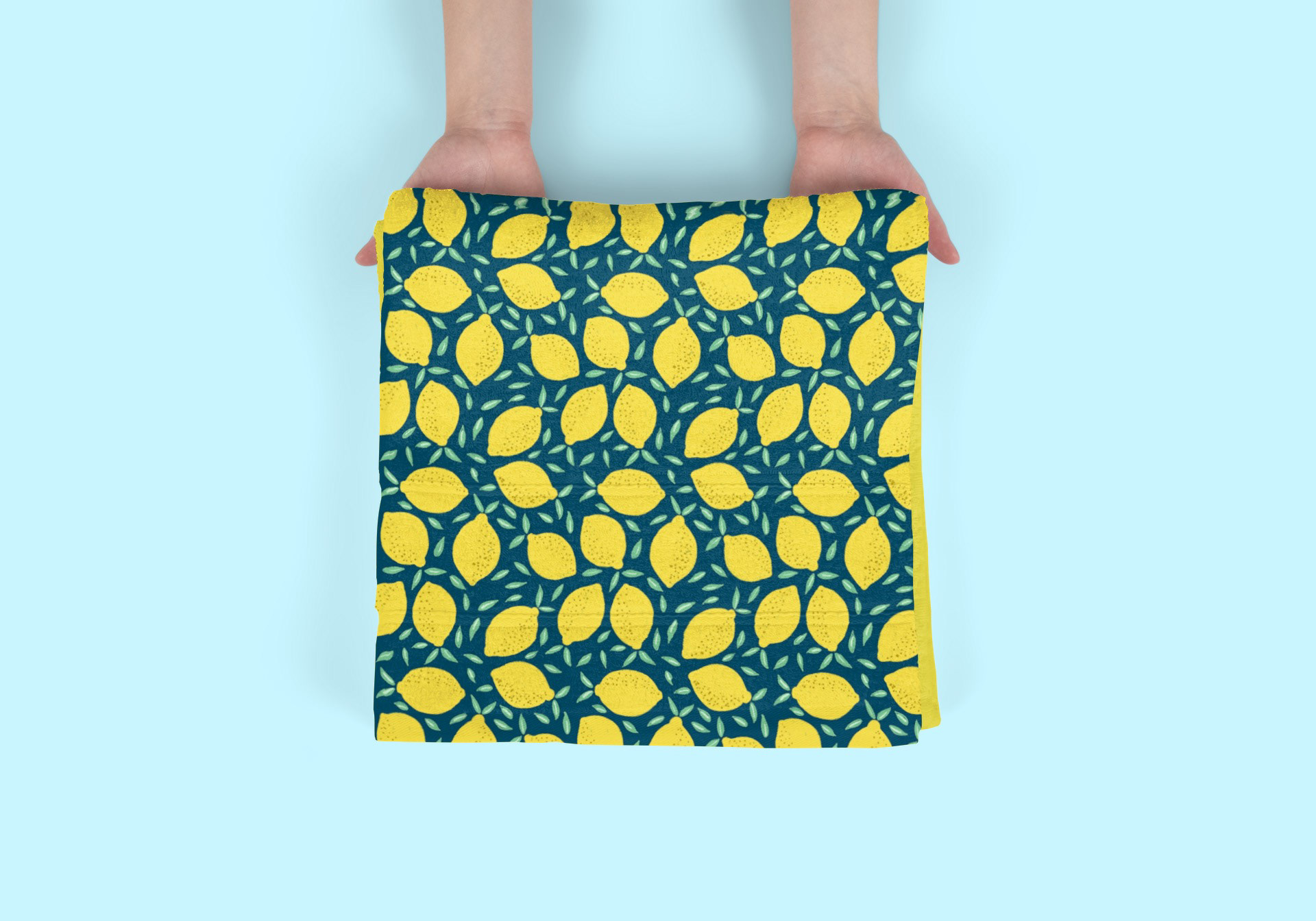 Lemons by Sarah Whittle Surface Pattern Design Cornwall.