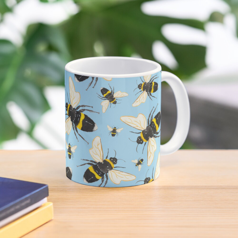 Bees by Sarah Whittle Surface Pattern Design Cornwall.