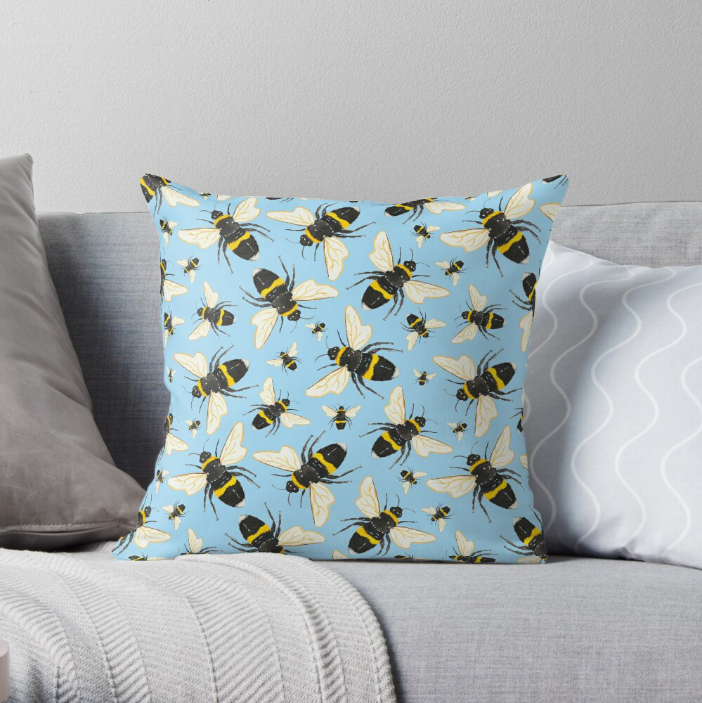 Bees by Sarah Whittle Surface Pattern Design Cornwall.