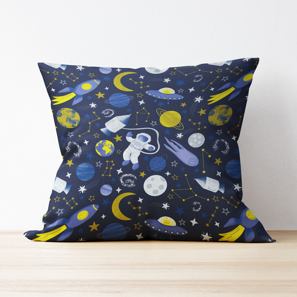 Space Surface Pattern Design by Sarah Whittle Illustration, Cornwall