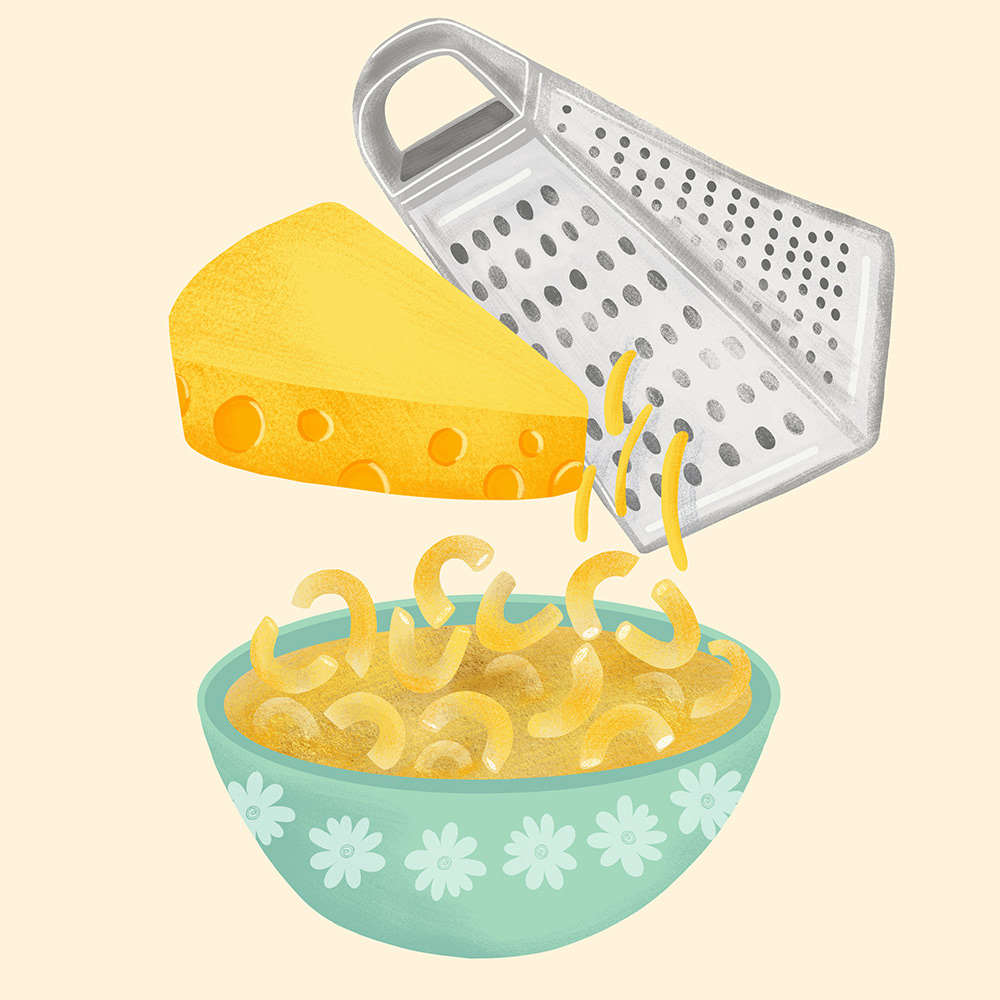 Mac and Cheese Illustration by Sarah Whittle Illustration
