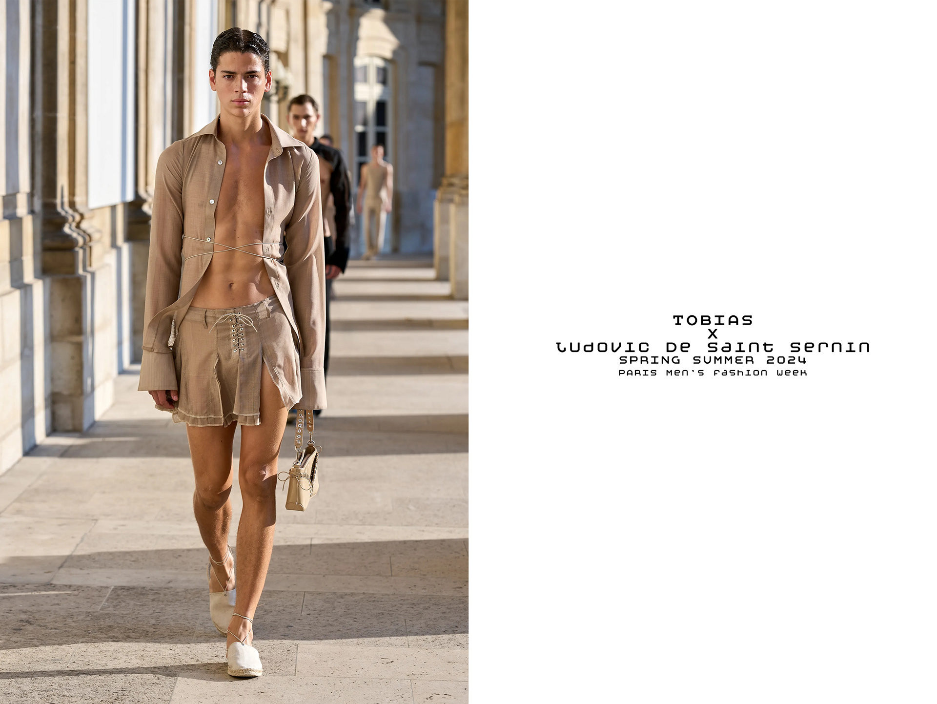 Tobias for Ludovic de Saint Sernin Spring Summer 2024
