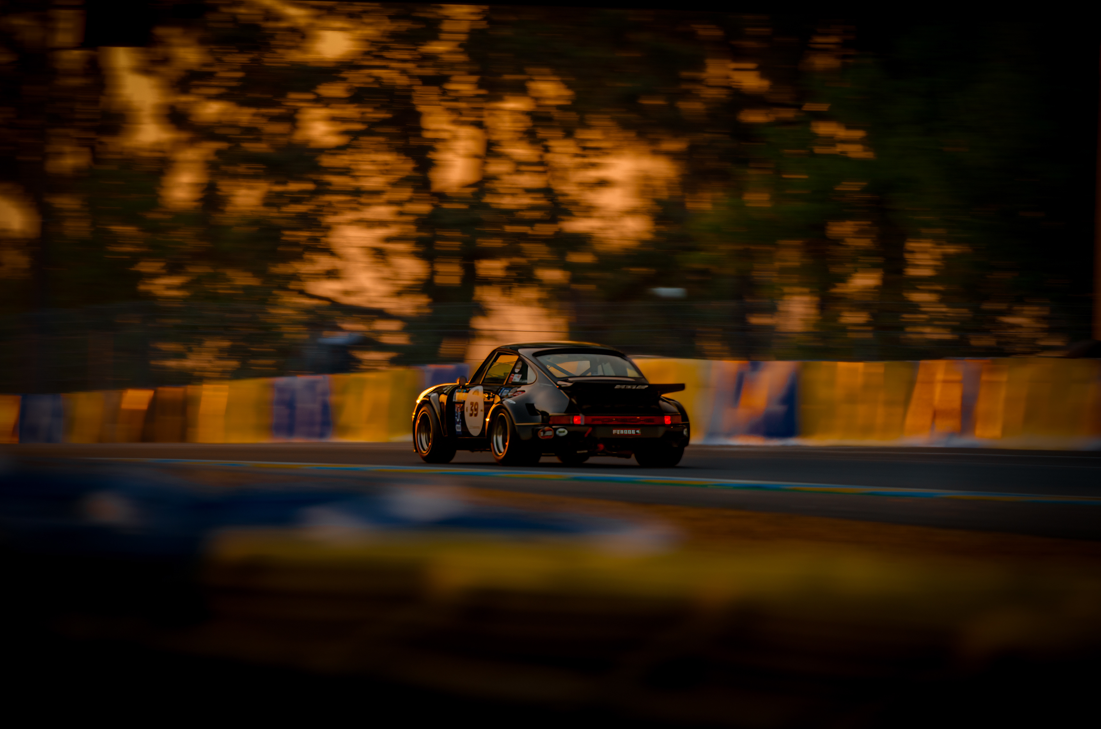 Le Mans - Dunlop at sunset 