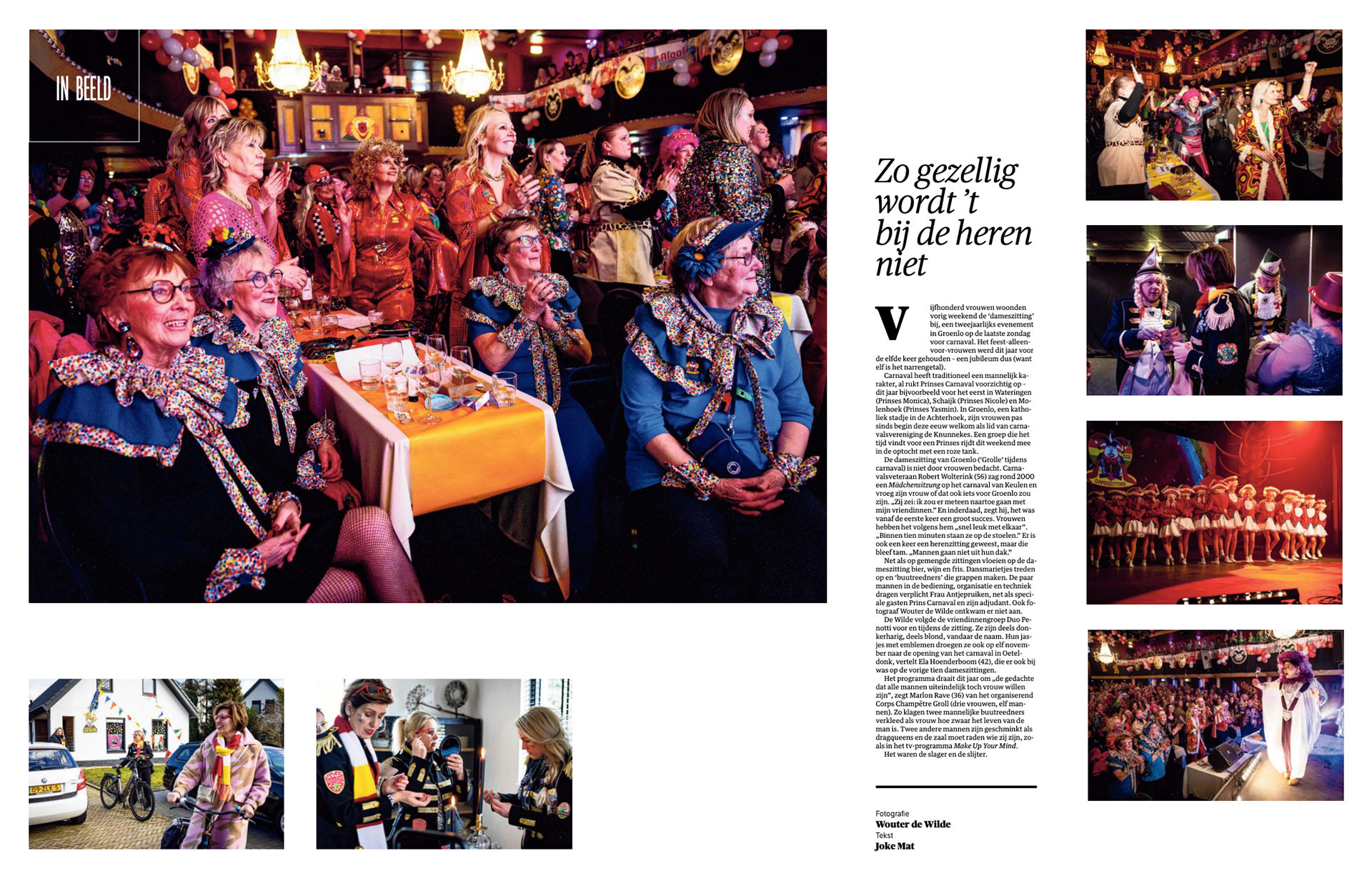 In Beeld NRC - Dameszitting carnaval Groenlo